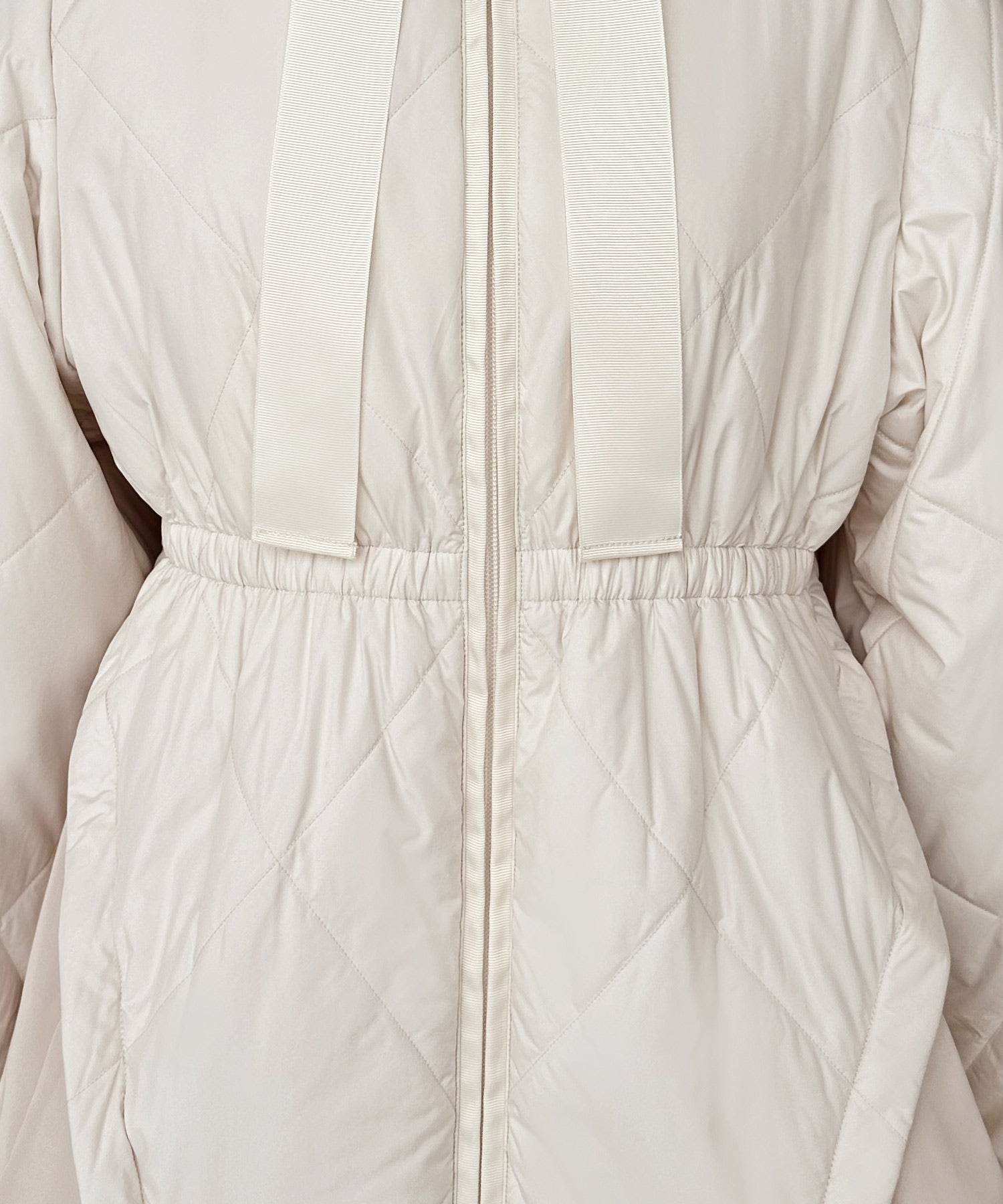 ルイルエブティック RUIRUE BOUTIQUE ダブルバックペプラム中綿キルティング （ブラック） ブラック