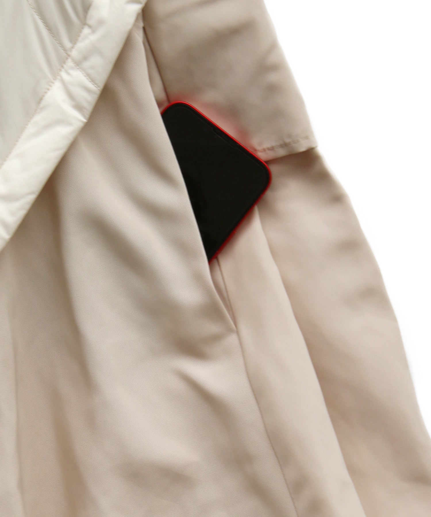 ルイルエブティック RUIRUE BOUTIQUE ダブルバックペプラム中綿キルティング （ブラック） ブラック