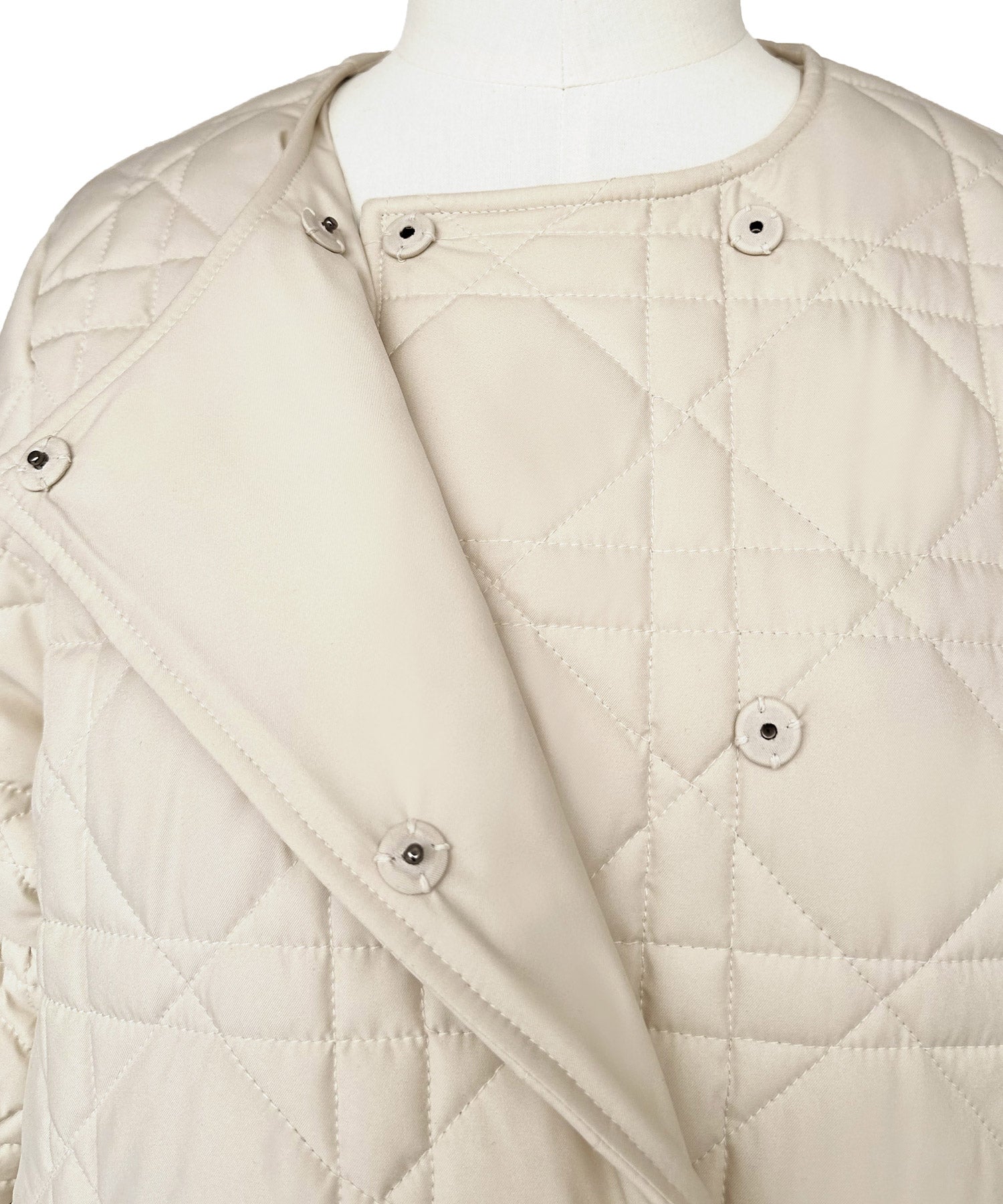 ルイルエブティック RUIRUE BOUTIQUE ミックスステッチ・ボリュームペプラム中綿コート （ブラック） ブラック