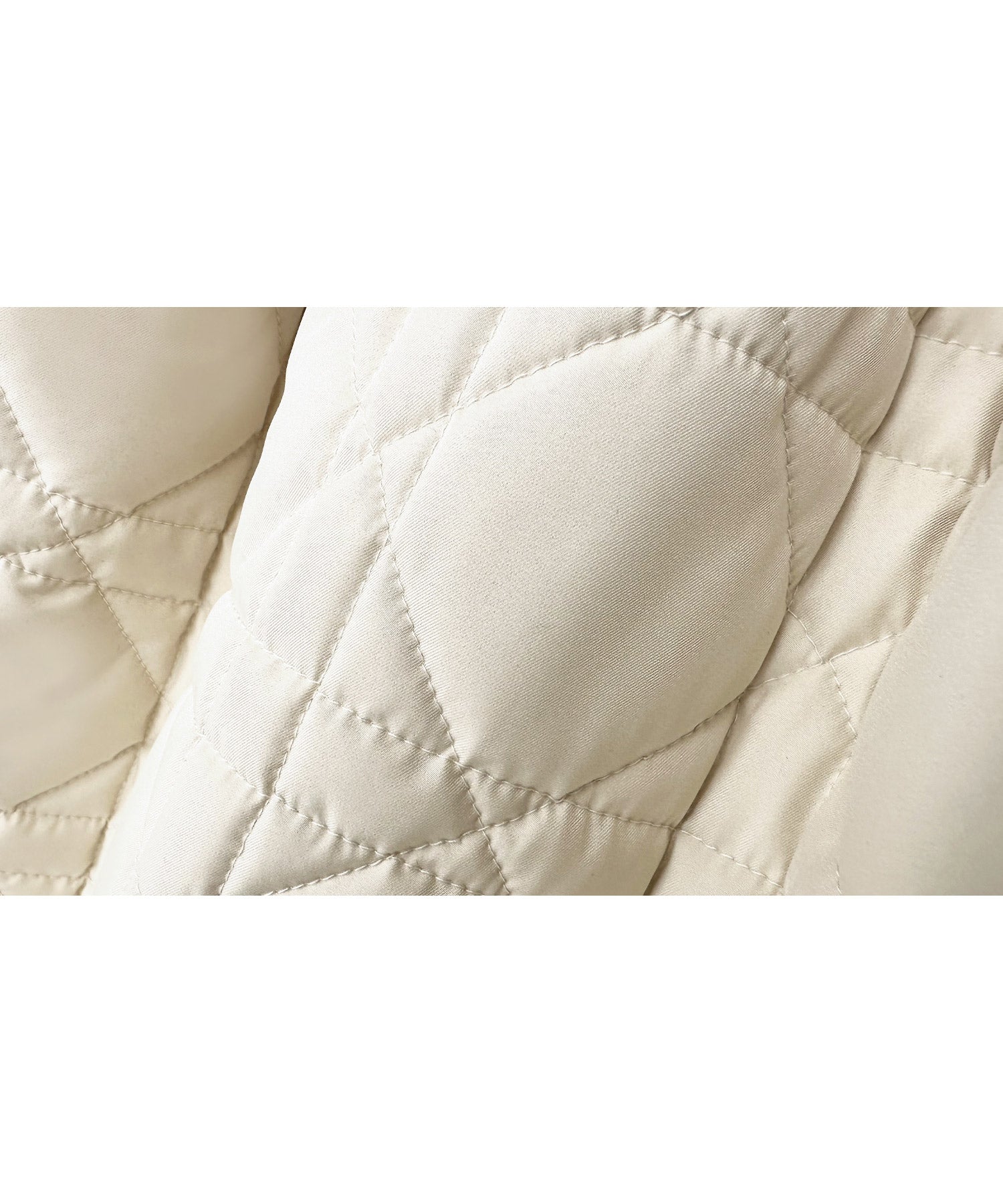 ルイルエブティック RUIRUE BOUTIQUE ミックスステッチ・ボリュームペプラム中綿コート （ブラック） ブラック