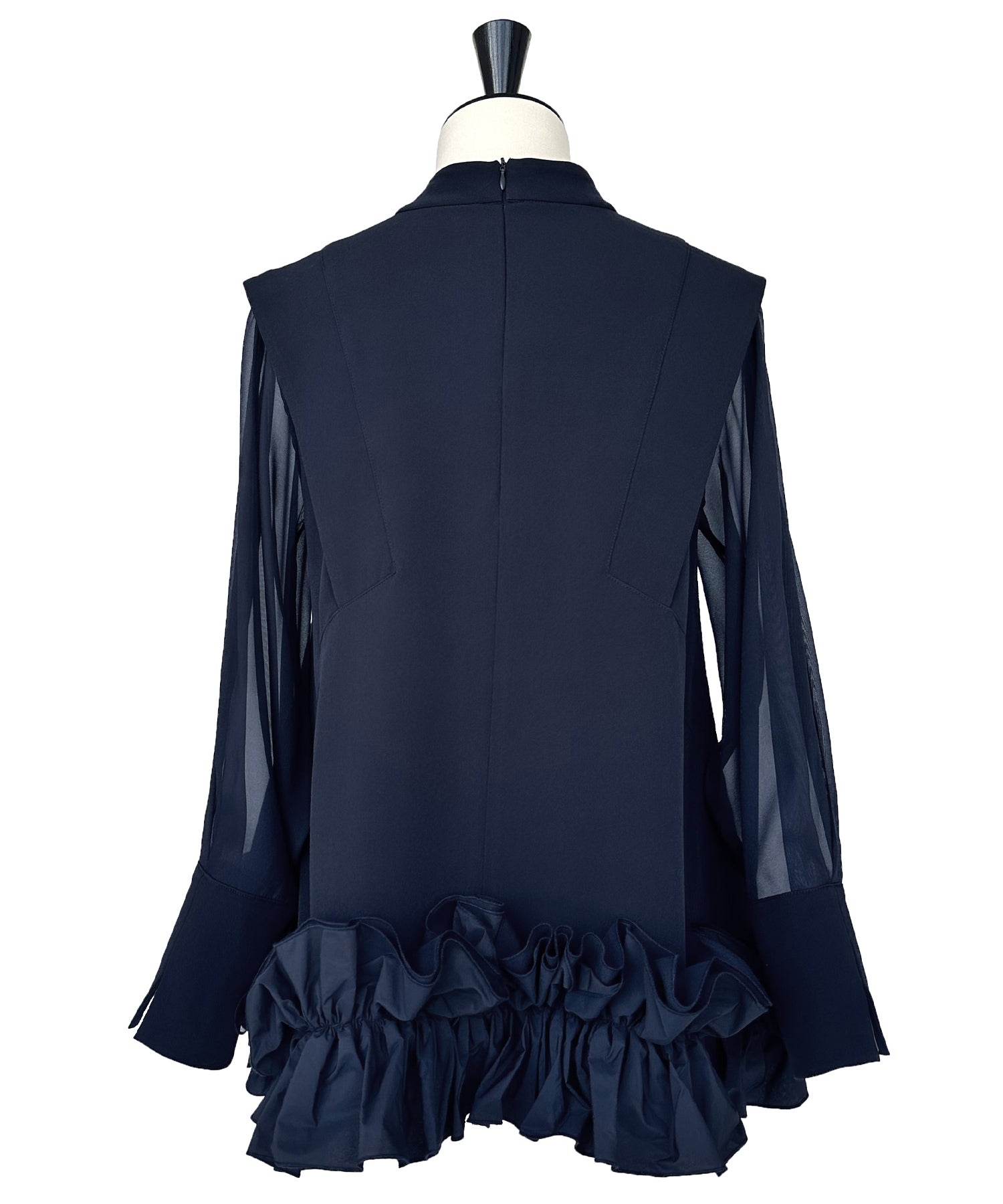 RUIRUE BOUTIQUE 婚禮禮服 結婚典禮 ｜ 彈性 ｜ 褶皺裙擺 薄紗袖 上衣 ＆ 褲子 套裝 ｜ 畢業典禮 儀式 办公休閒 美腿 媽媽套裝