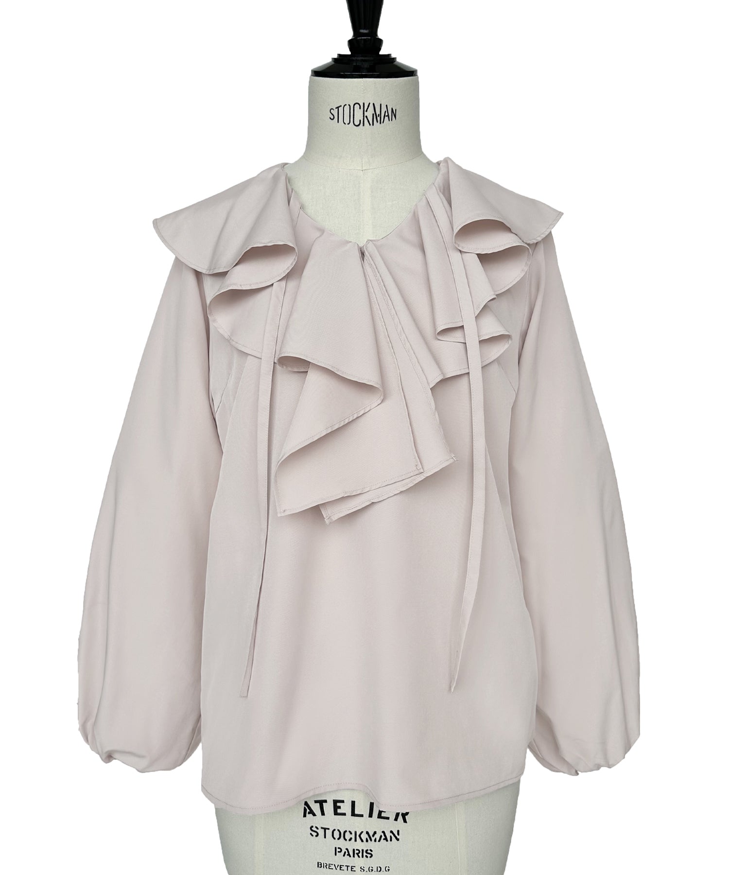 RUIRUE BOUTIQUE Ruffle Frill Color Blouse