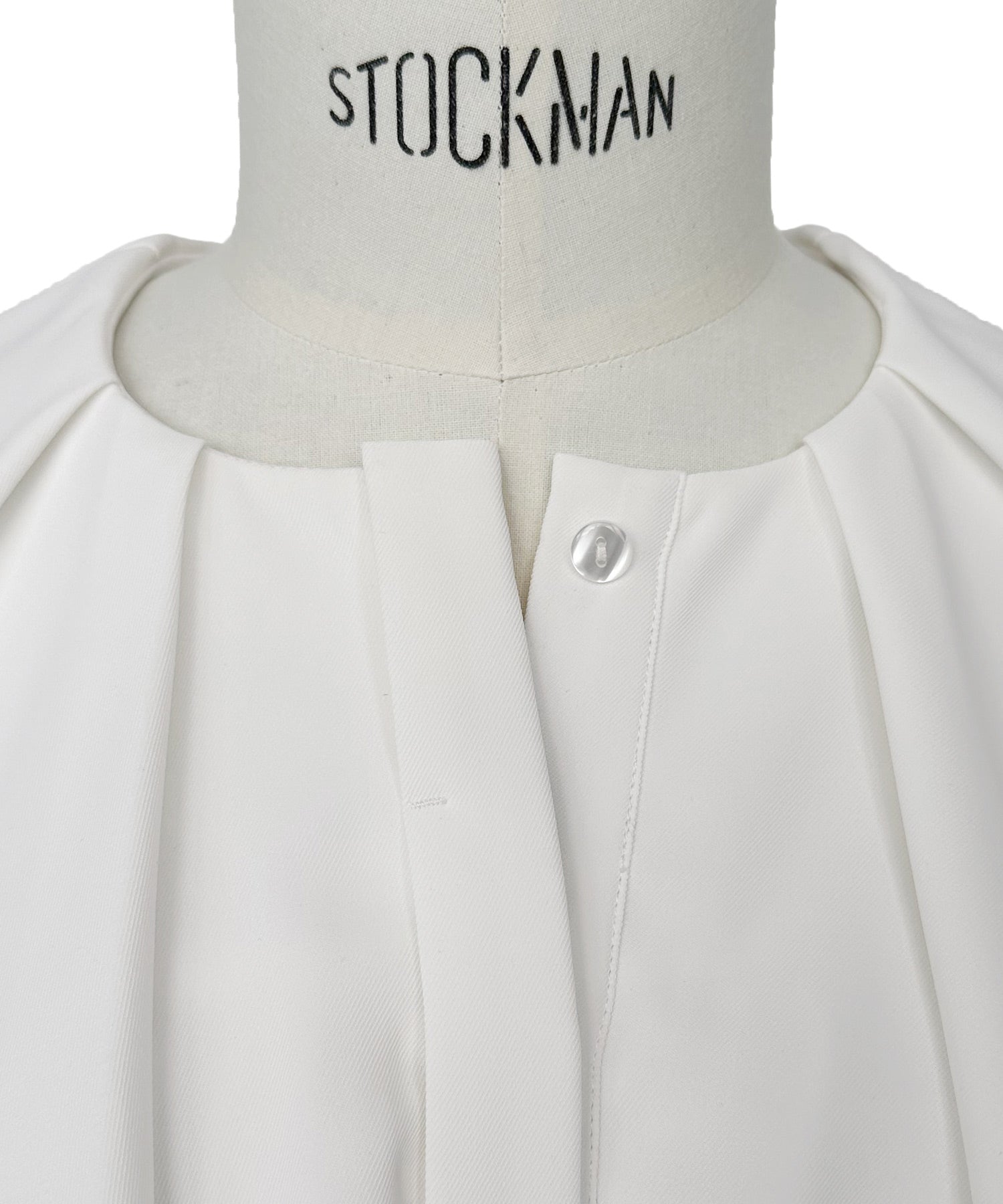 ルイルエブティック RUIRUE BOUTIQUE ケープカラーフリルブラウス＆ハイウエストジャンパースカートセット（ホワイト×ネイビー） ホワイト×ネイビー