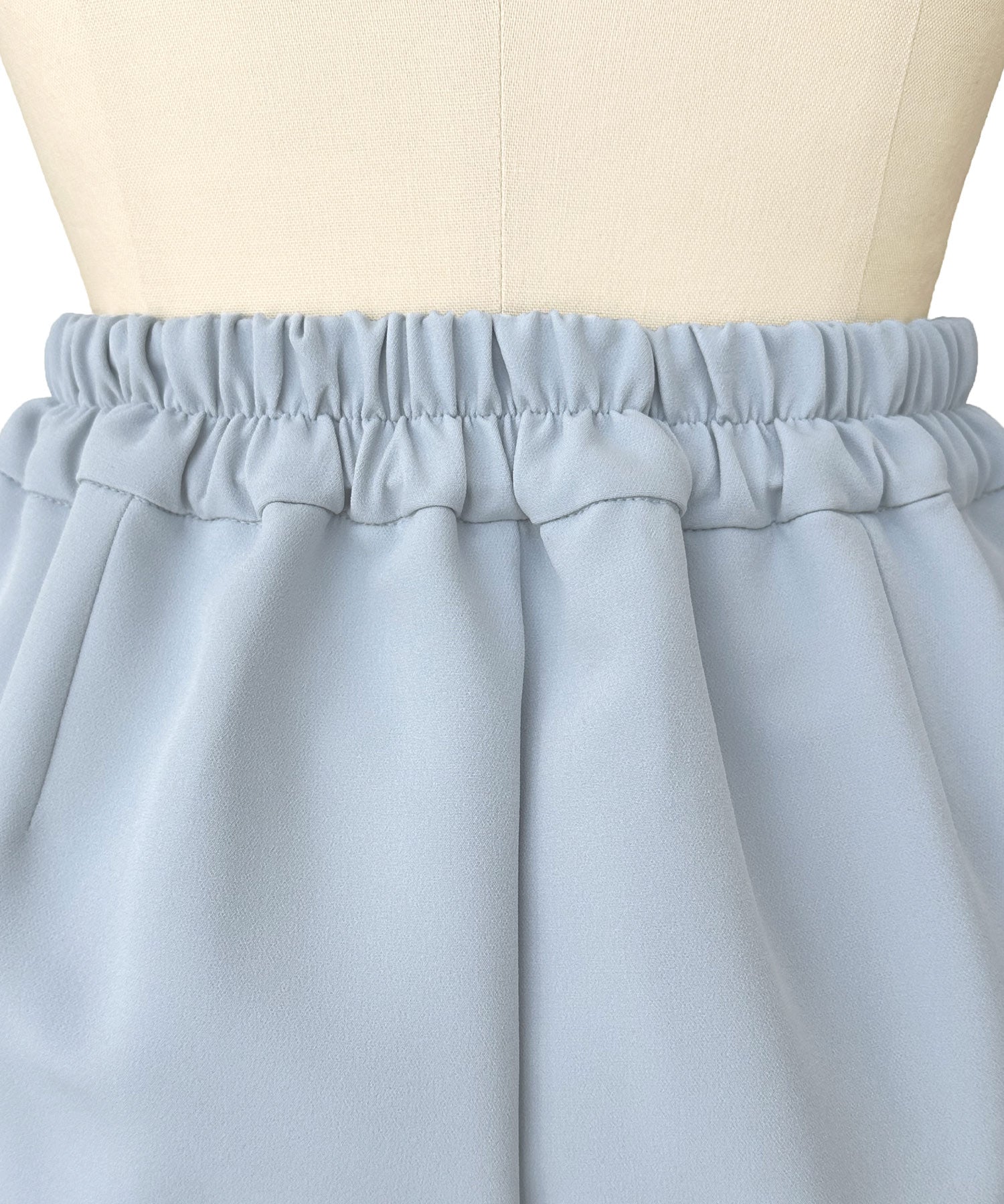 ルイルエブティック RUIRUE BOUTIQUE ストレッチ ｜ Vネック バックリボン ジレ ＆ テーパードパンツ セット ｜ 入学式 卒業式 セレモニー フォーマル オフィスカジュアル 美脚 セットアップ ママスーツ （ペールブルー） ペールブルー