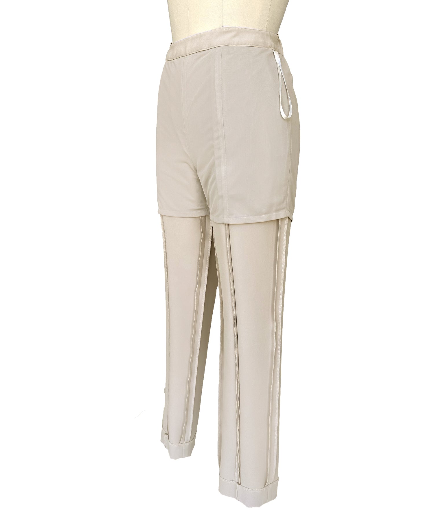 ルイルエブティック RUIRUE BOUTIQUE ストレッチ ｜ テーラード バックフリル ジレ ＆ スリムパンツ スーツ ｜ 入学式 卒業式 セレモニー フォーマル オフィスカジュアル 美脚 セットアップ ママスーツ （ダークネイビー） ダークネイビー