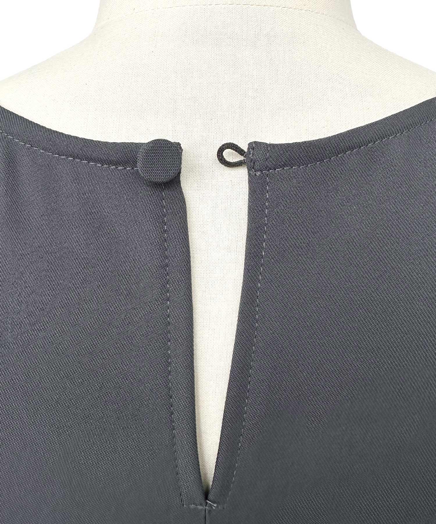 ルイルエブティック RUIRUE BOUTIQUE 洗える ストレッチ オケージョンドレス 結婚式 ｜ 選べるパンツ パール バルーントップス ＆ テーパードパンツ ｜ セレモニー 美脚 ママスーツ パンツドレス （テーパード/ブラック） テーパード/ブラック