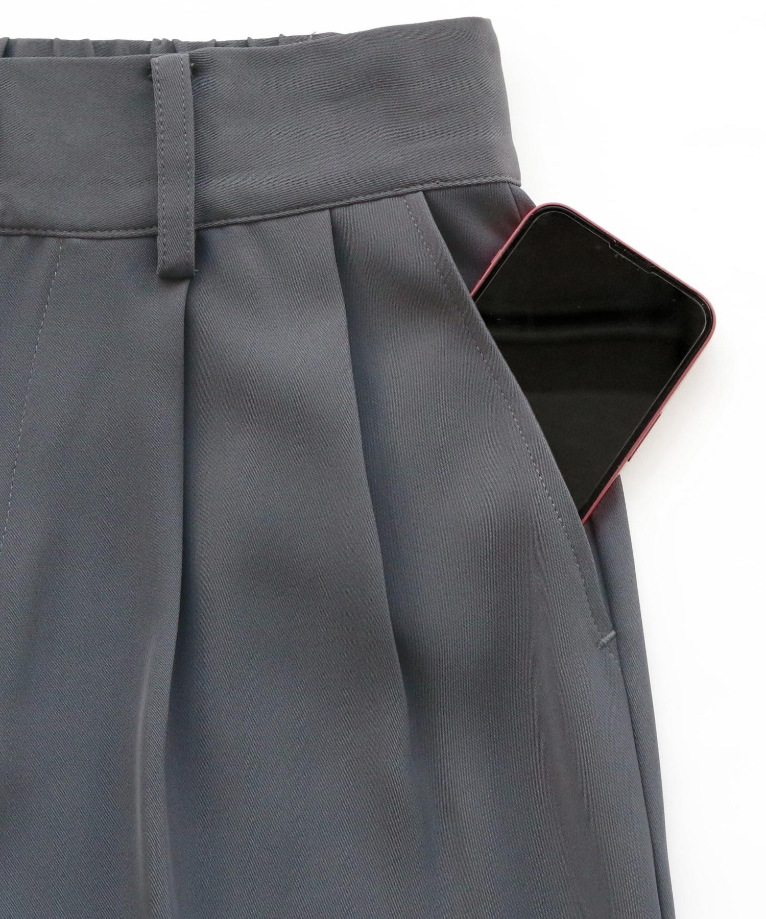 ルイルエブティック RUIRUE BOUTIQUE 洗える ストレッチ オケージョンドレス 結婚式 ｜ 選べるパンツ パール バルーントップス ＆ テーパードパンツ ｜ セレモニー 美脚 ママスーツ パンツドレス （テーパード/ブラック） テーパード/ブラック