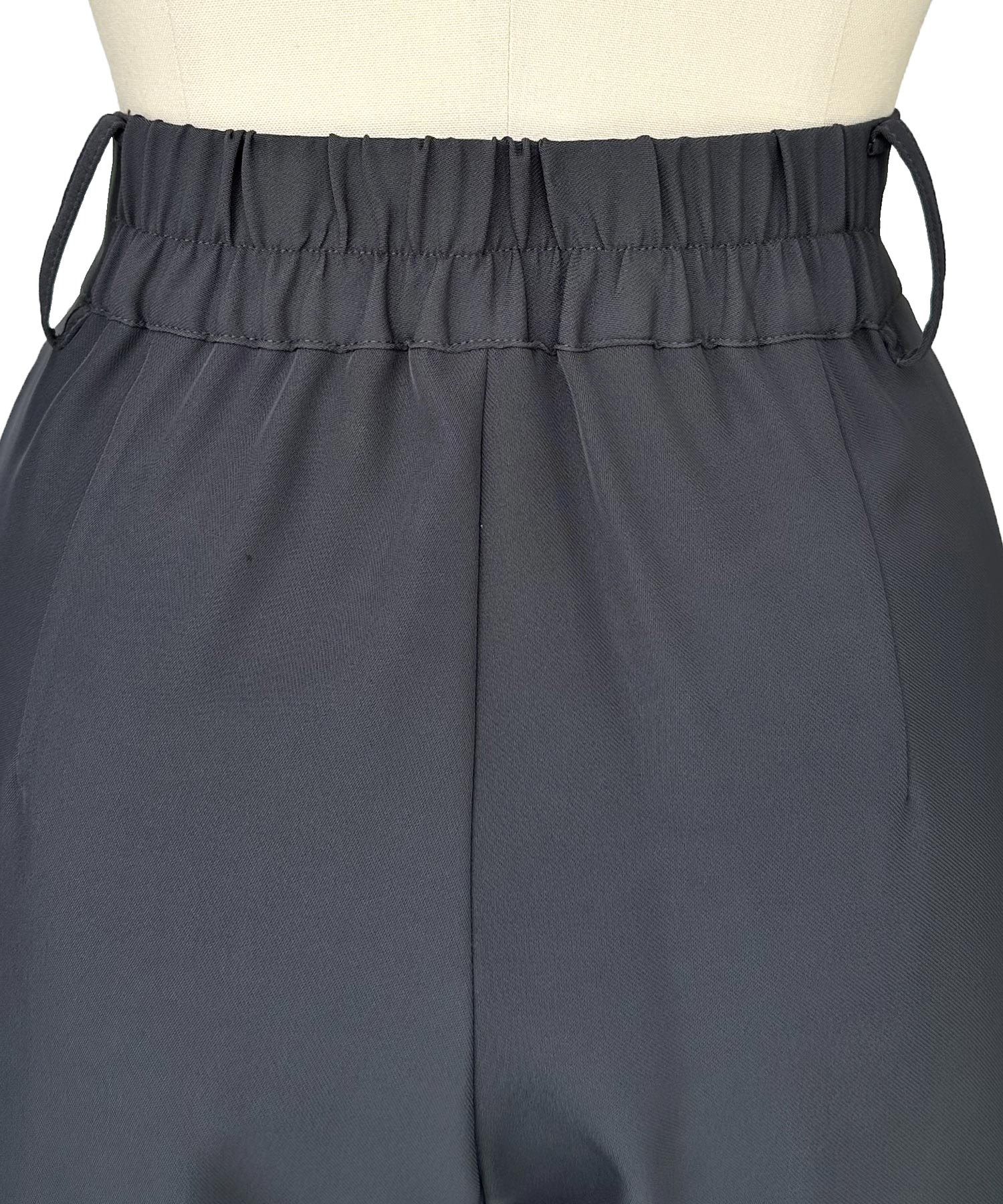 ルイルエブティック RUIRUE BOUTIQUE 洗える ストレッチ オケージョンドレス 結婚式 ｜ 選べるパンツ パール バルーントップス ＆ テーパードパンツ ｜ セレモニー 美脚 ママスーツ パンツドレス （テーパード/ブラック） テーパード/ブラック