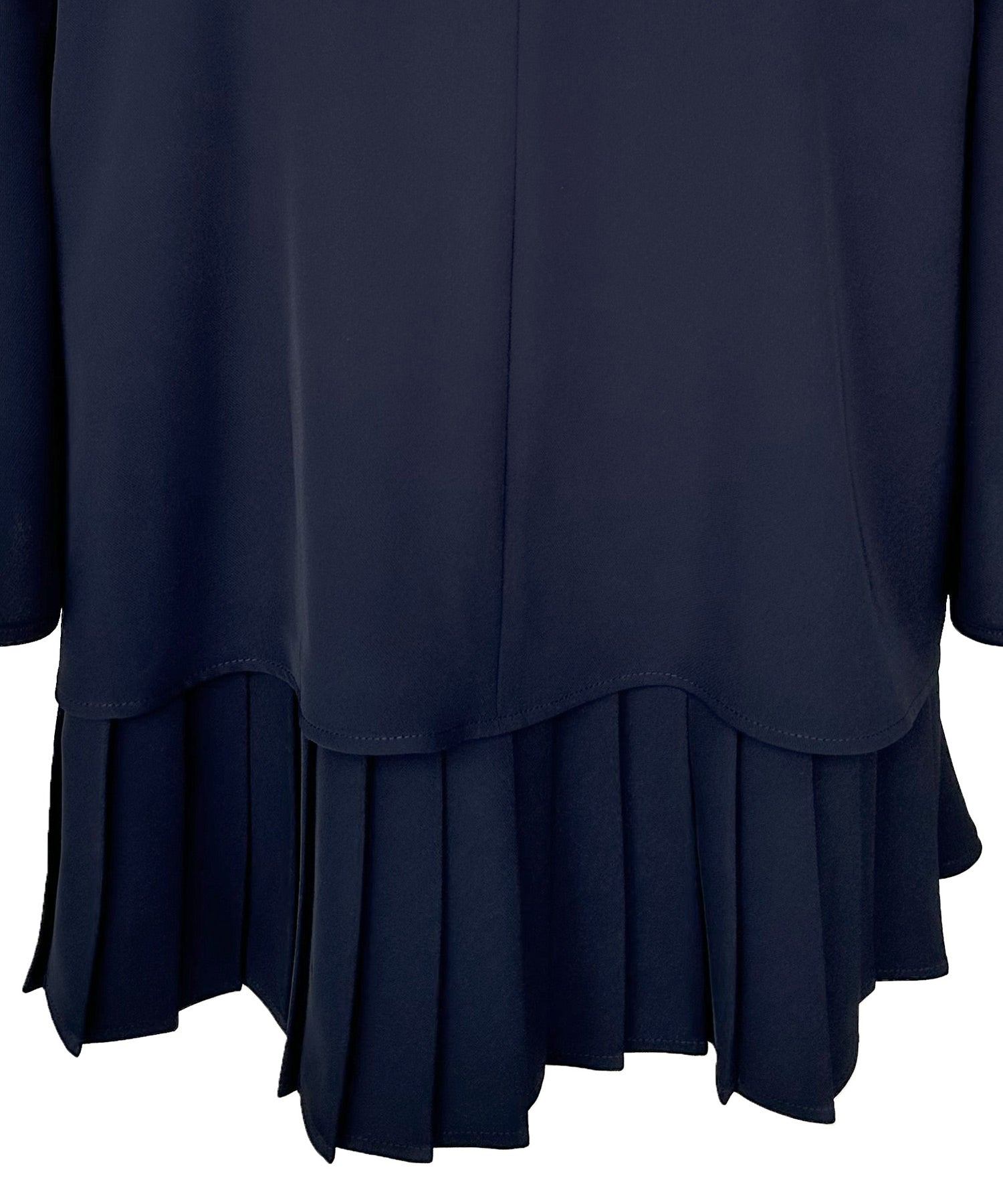 ルイルエブティック RUIRUE BOUTIQUE バックプリーツフレアスリーブトップス＆テーパードパンツセットアップ （ブラック） ブラック