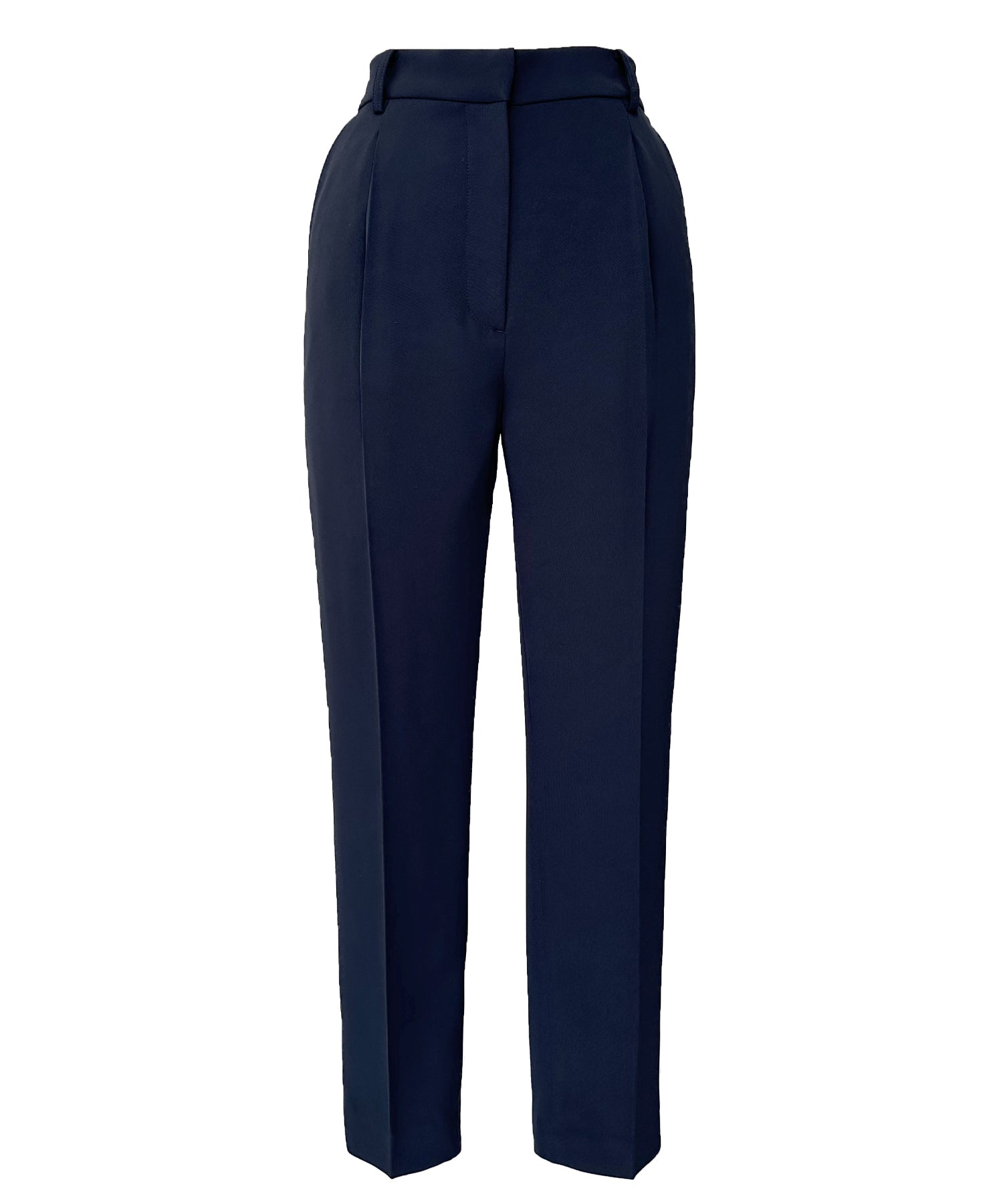 ルイルエブティック RUIRUE BOUTIQUE バックプリーツフレアスリーブトップス＆テーパードパンツセットアップ （ブラック） ブラック