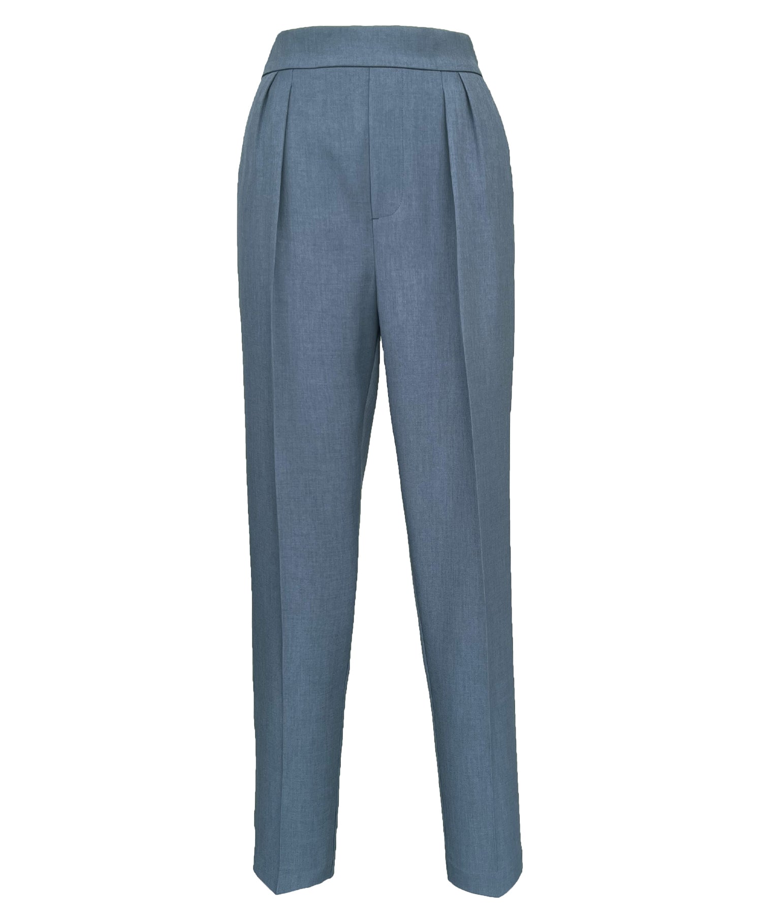 ルイルエブティック RUIRUE BOUTIQUE バックペプラムジレ＆テーパードパンツセットアップ （ブルー） ブルー