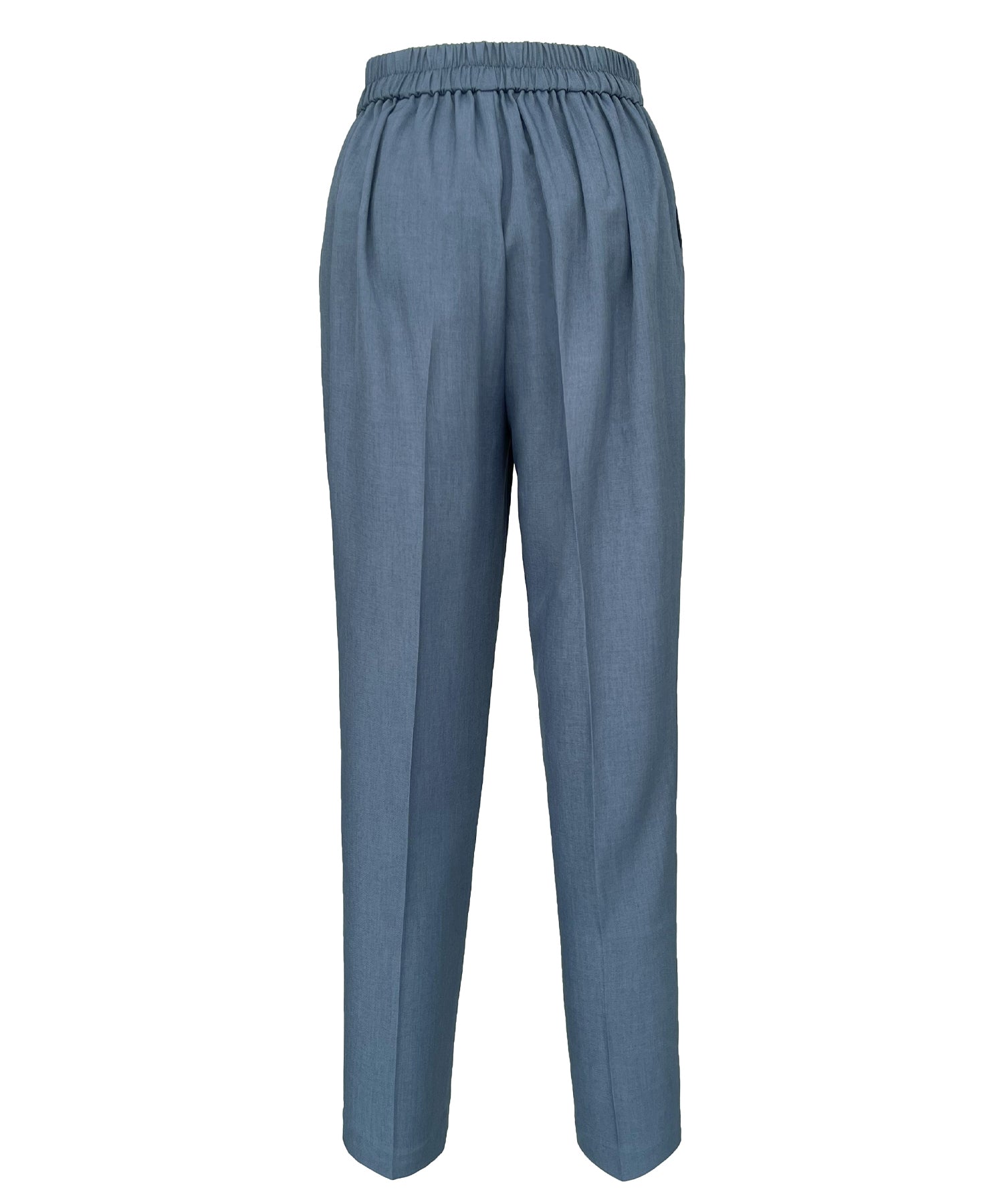 ルイルエブティック RUIRUE BOUTIQUE バックペプラムジレ＆テーパードパンツセットアップ （ブルー） ブルー