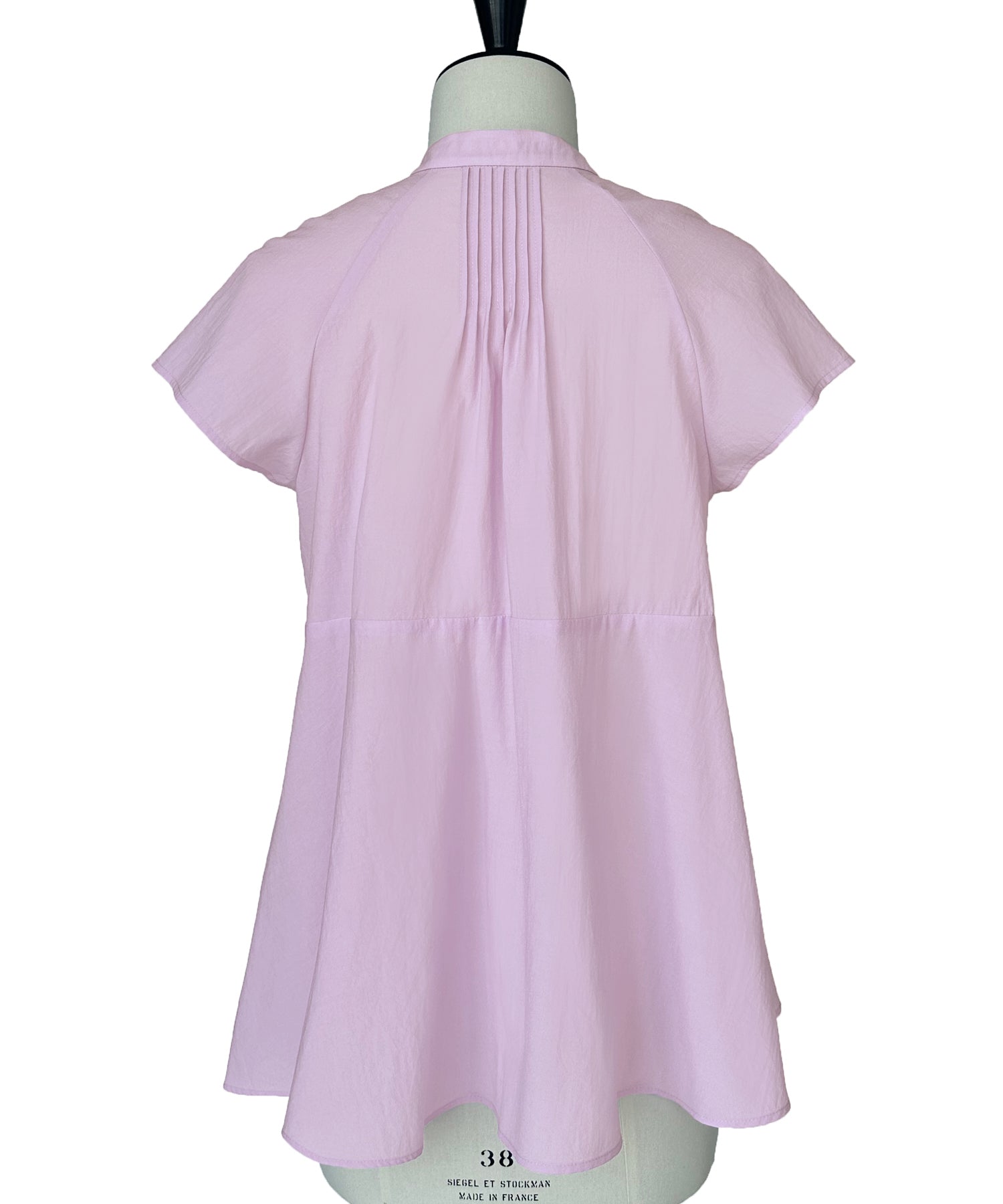 ルイルエブティック RUIRUE BOUTIQUE 【洗える】フラワーモチーフ シアーペプラムブラウス （ペールイエロー） ペールイエロー