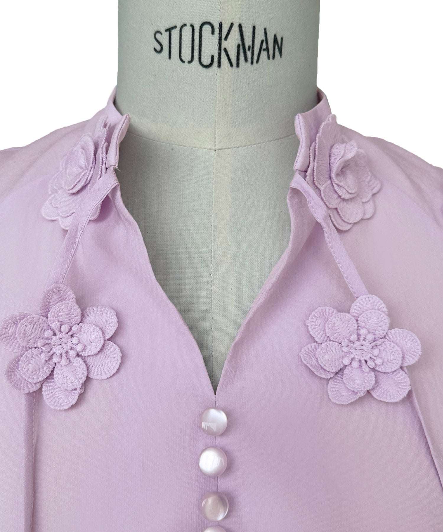 ルイルエブティック RUIRUE BOUTIQUE 【洗える】フラワーモチーフ シアーペプラムブラウス （ペールイエロー） ペールイエロー