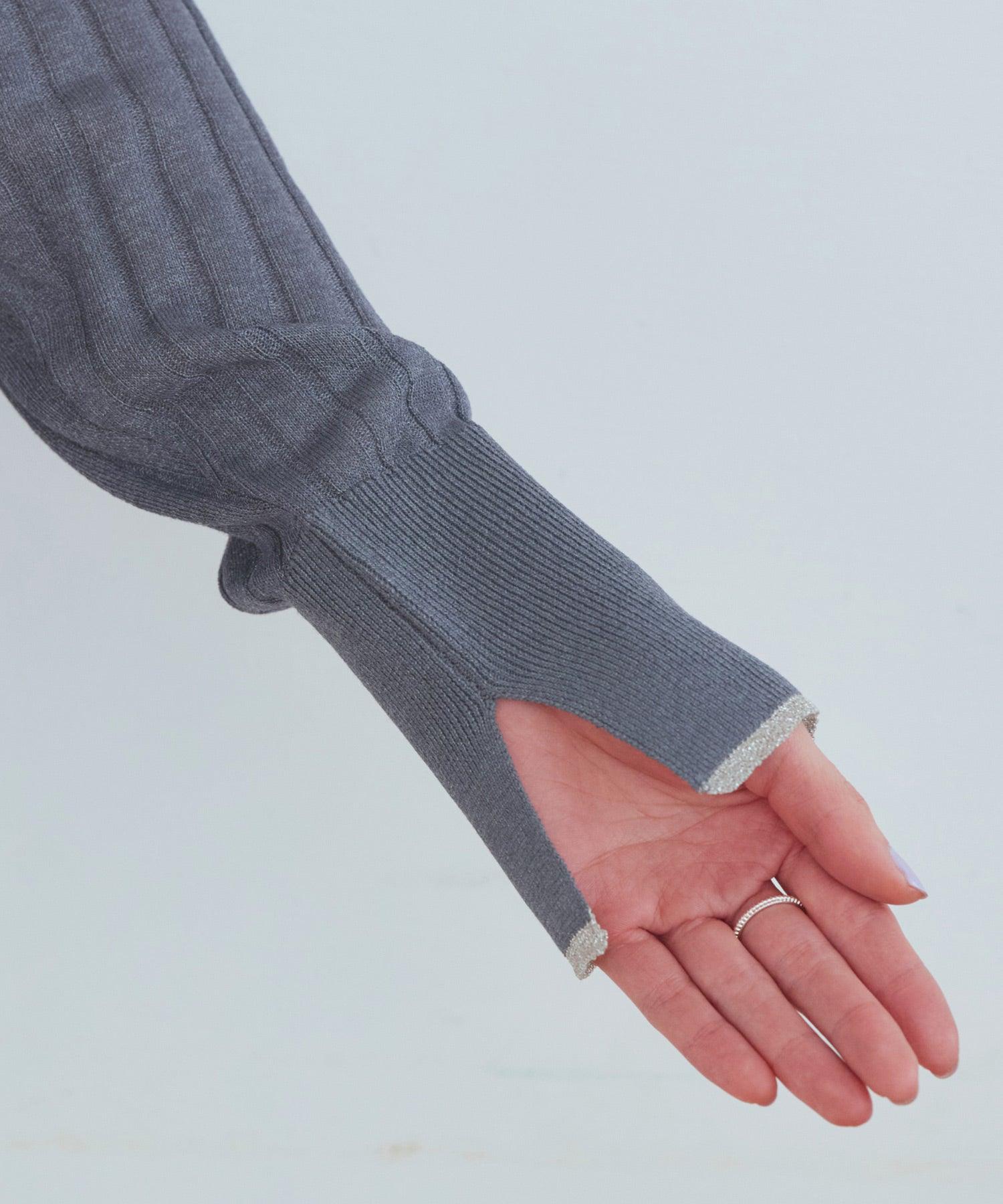 ルイルエブティック RUIRUE BOUTIQUE 洗える ストレッチ ｜ ラメ バイカラー シアー リブ カーデ ｜ レディース きれいめ 長袖 オフィスカジュアル 通勤服 サマーニット ニットトップス リブニット カーディガン （ホワイト） ホワイト