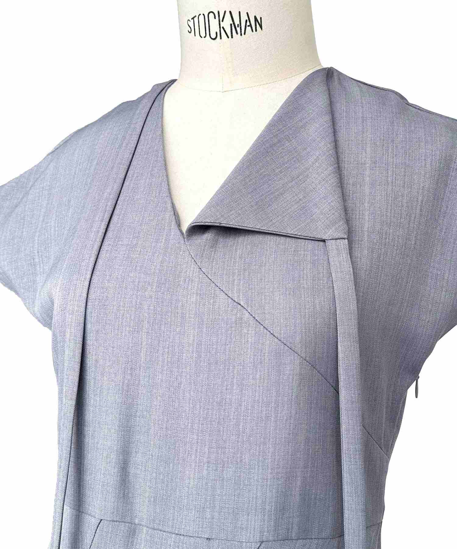 ルイルエブティック RUIRUE BOUTIQUE 【洗える】アシメタック フレアロングワンピース （ブラック） ブラック