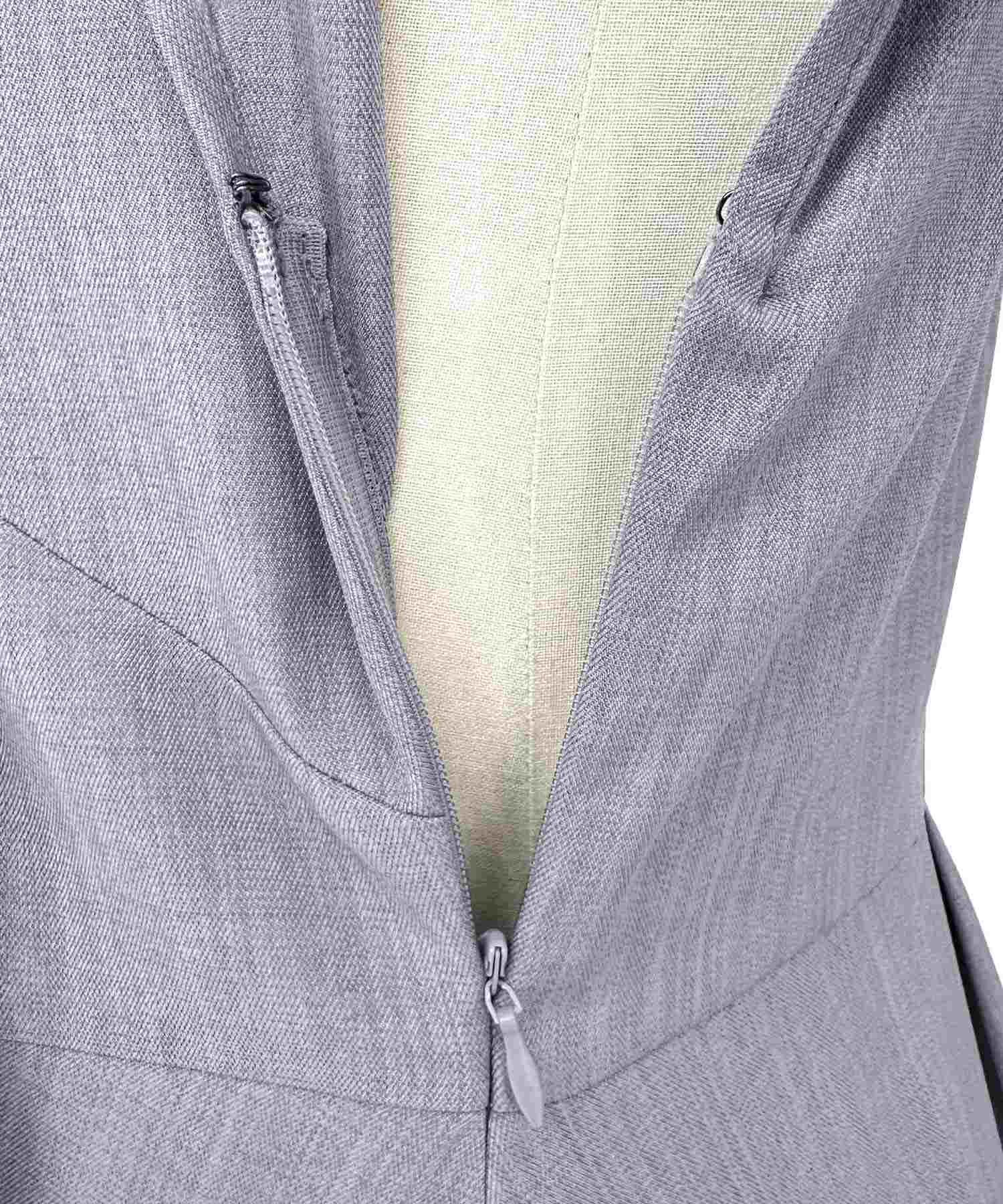 ルイルエブティック RUIRUE BOUTIQUE 【洗える】アシメタック フレアロングワンピース （ブラック） ブラック