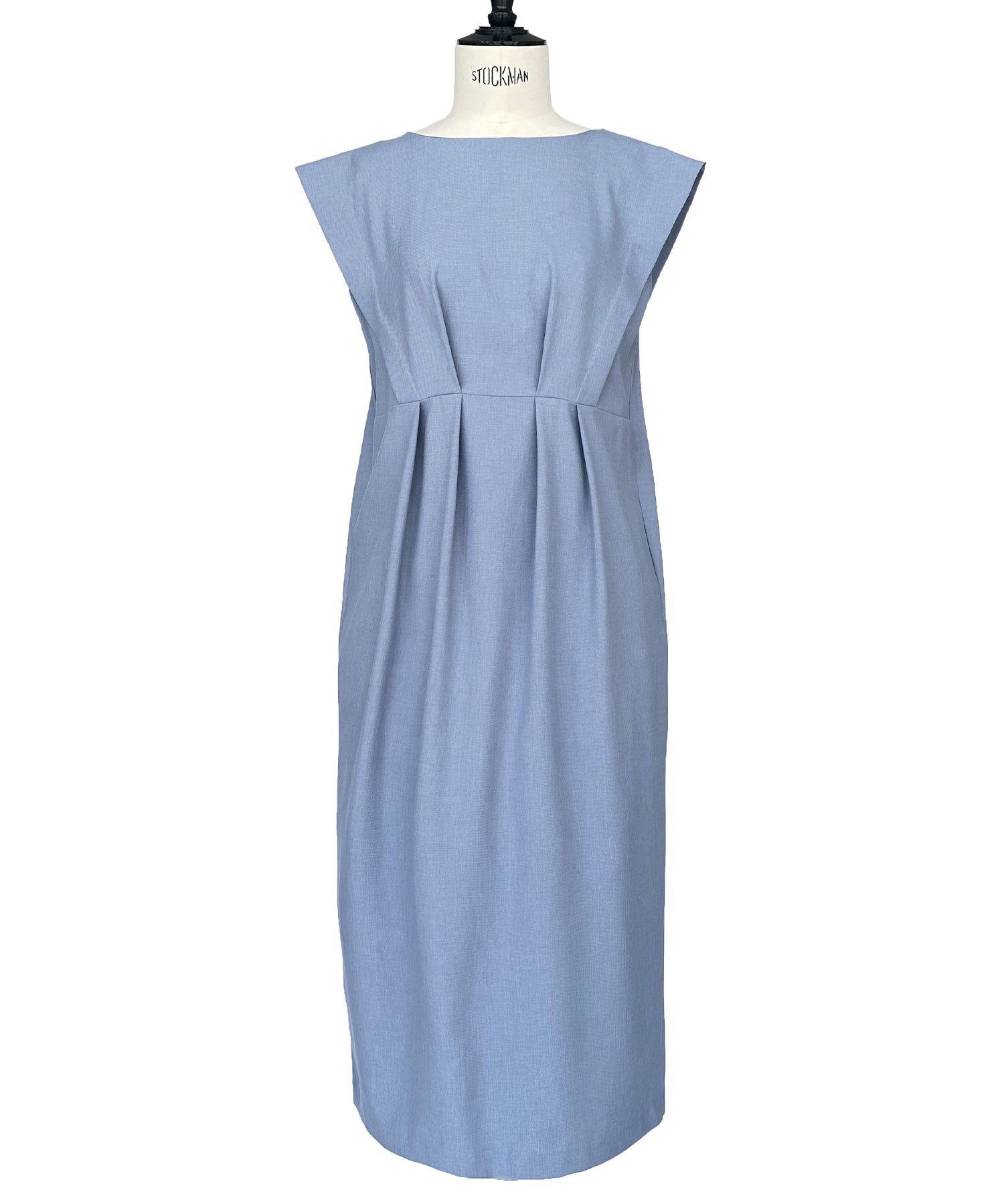 ルイルエブティック RUIRUE BOUTIQUE バックリボンコクーンワンピ （ブルーグレー） ブルーグレー