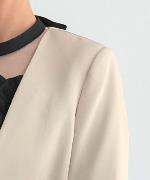 ルイルエブティック RUIRUE BOUTIQUE オケージョンドレス 結婚式 ストレッチ ｜ ボレロ ＆ フリル ワンピ セットアップ ｜ 二次会 披露宴 美脚 ワンピース オケージョン お呼ばれ パーティードレス （ブラック） ブラック