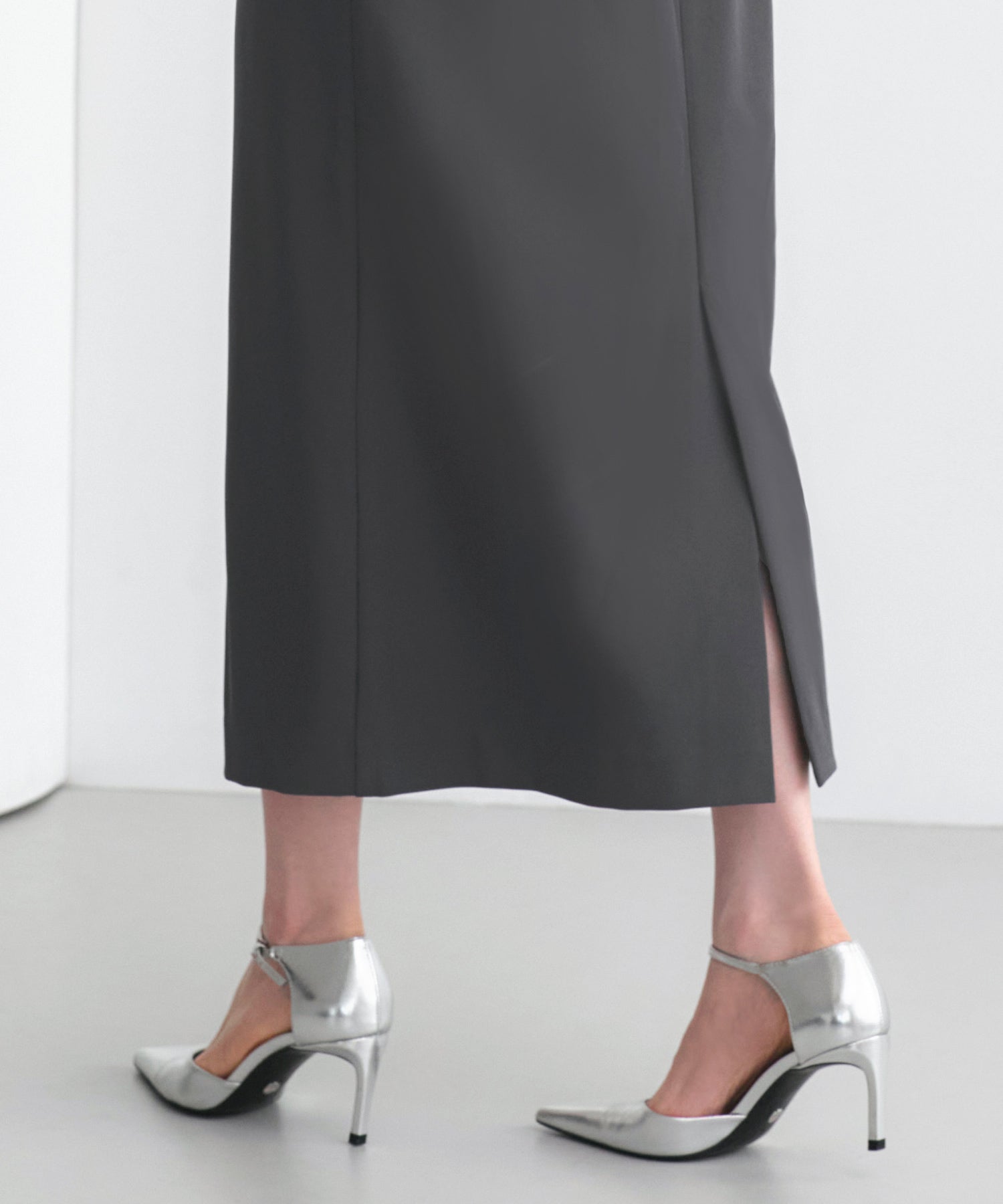 ルイルエブティック RUIRUE BOUTIQUE オケージョンドレス 結婚式 ストレッチ ｜ シアー ドット Iライン ワンピース ドレス ｜ 二次会 披露宴 美脚 オケージョンワンピース お呼ばれ パーティードレス （ブラック×ブラウン） ブラック×ブラウン