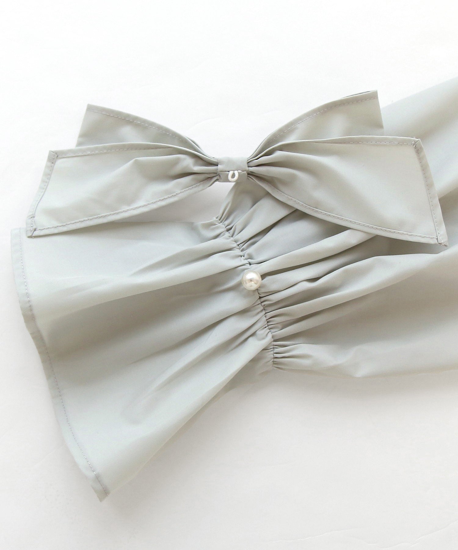 ルイルエブティック RUIRUE BOUTIQUE 2WAY 洗える ｜ リボン アクセント ペプラム シャツ ブラウス ｜ レディース トップス 体型カバー 長袖 きれいめ 大人かわいい オフィスカジュアル （ブラック） ブラック