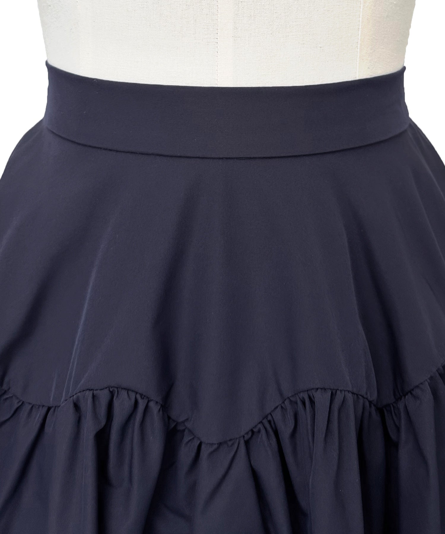 ルイルエブティック RUIRUE BOUTIQUE  洗える ｜ バブル フレア スカート ｜ レディース ロングスカート フェミニン きれいめ 大人カジュアル オフィスカジュアル ウエストゴム 美脚 フレアスカート （ブラック） ブラック