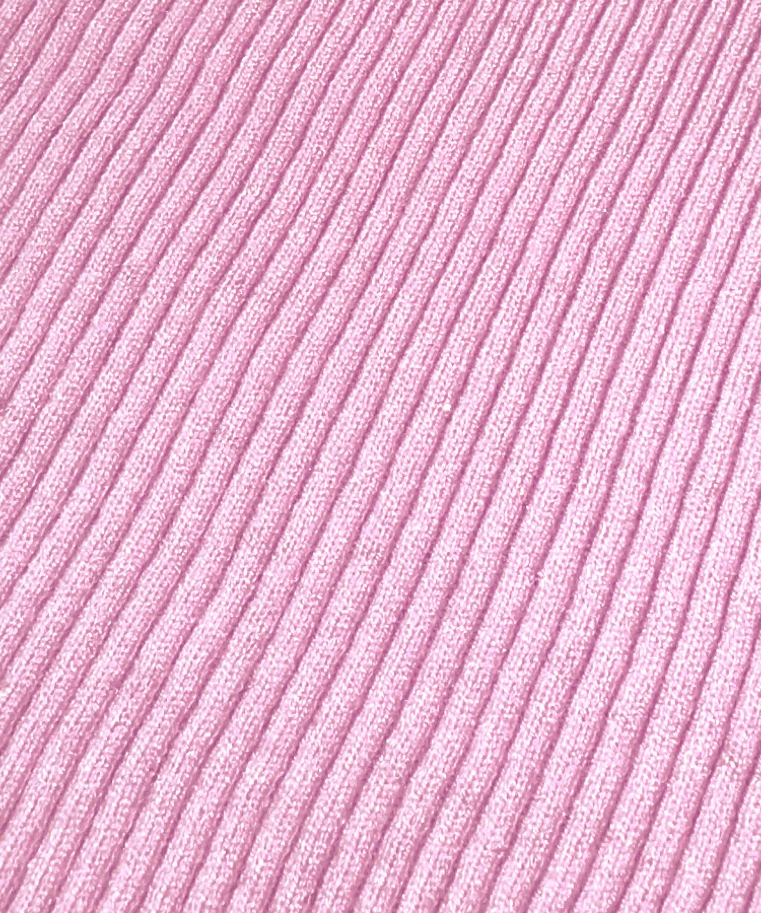 ルイルエブティック RUIRUE BOUTIQUE 洗える ストレッチ ｜ 袖口 ニット フリル ＆ パール RIB ニット ｜ 長袖 リブニット セーター ニットトップス （オフホワイト） オフホワイト