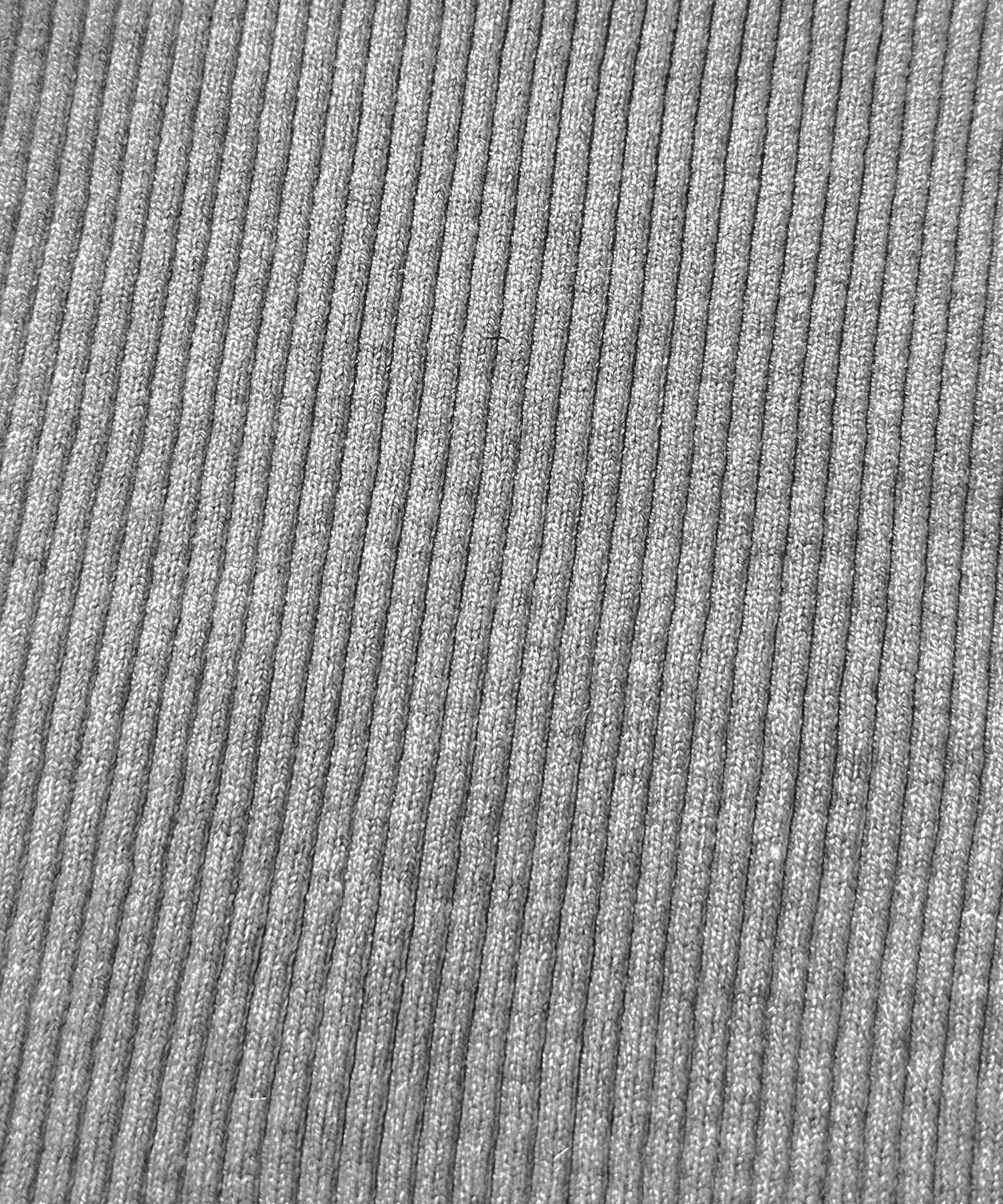 ルイルエブティック RUIRUE BOUTIQUE 洗える ストレッチ ｜ 袖口 ニット フリル ＆ パール RIB ニット ｜ 長袖 リブニット セーター ニットトップス （オフホワイト） オフホワイト