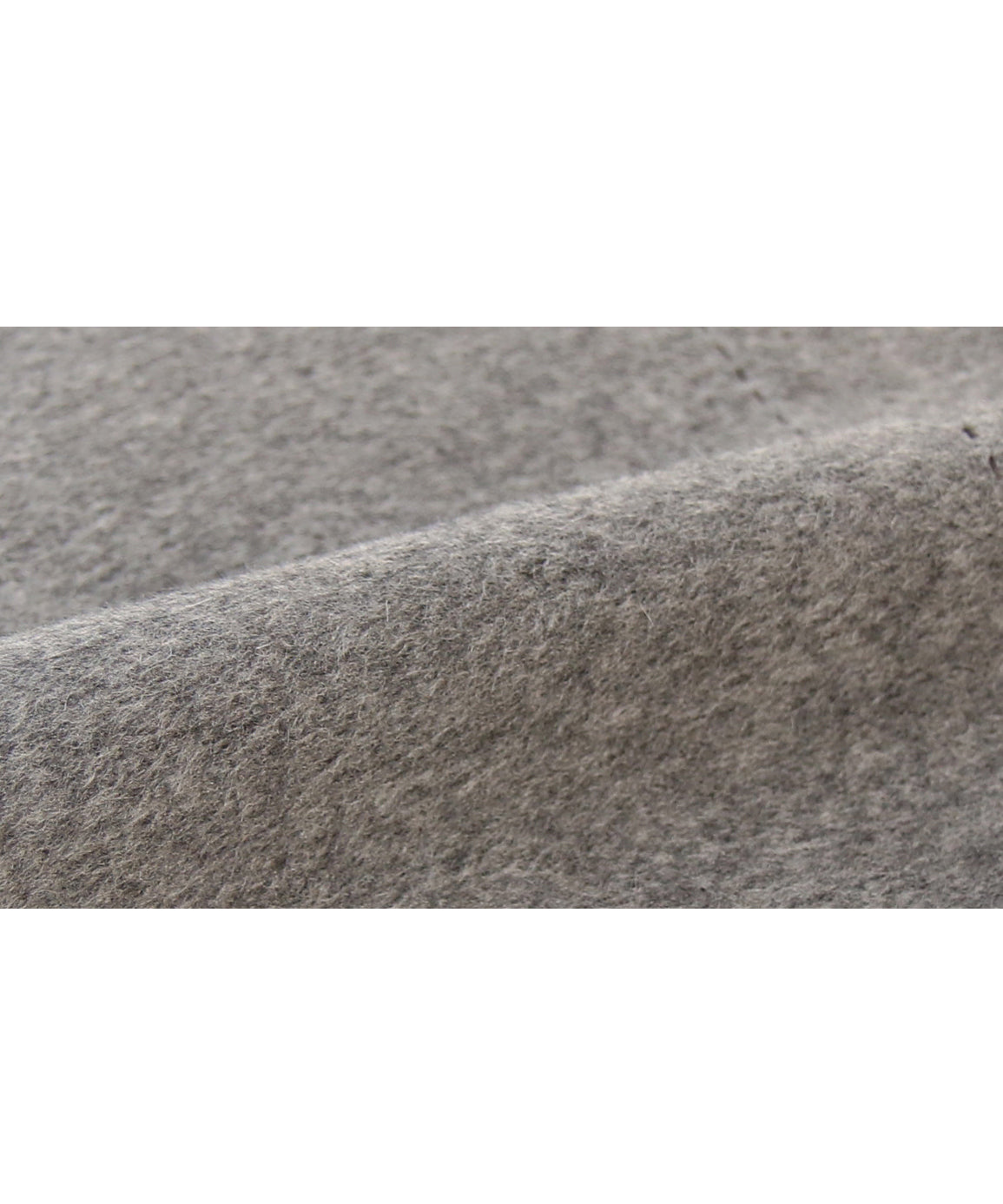 ルイルエブティック RUIRUE BOUTIQUE ウールリバー ハンドステッチ コート ｜ アウター / ウールコート / ウール100％コート / ノーカラーコート / リバーコート / ウールリバーコート （グレー） グレー