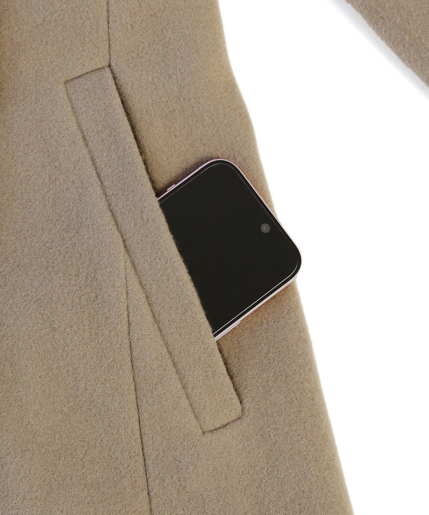 ルイルエブティック RUIRUE BOUTIQUE 【日本生地】フレア チェスターコート ｜ アウター / ウールコート / 尾州ウール コート （ブラック） ブラック