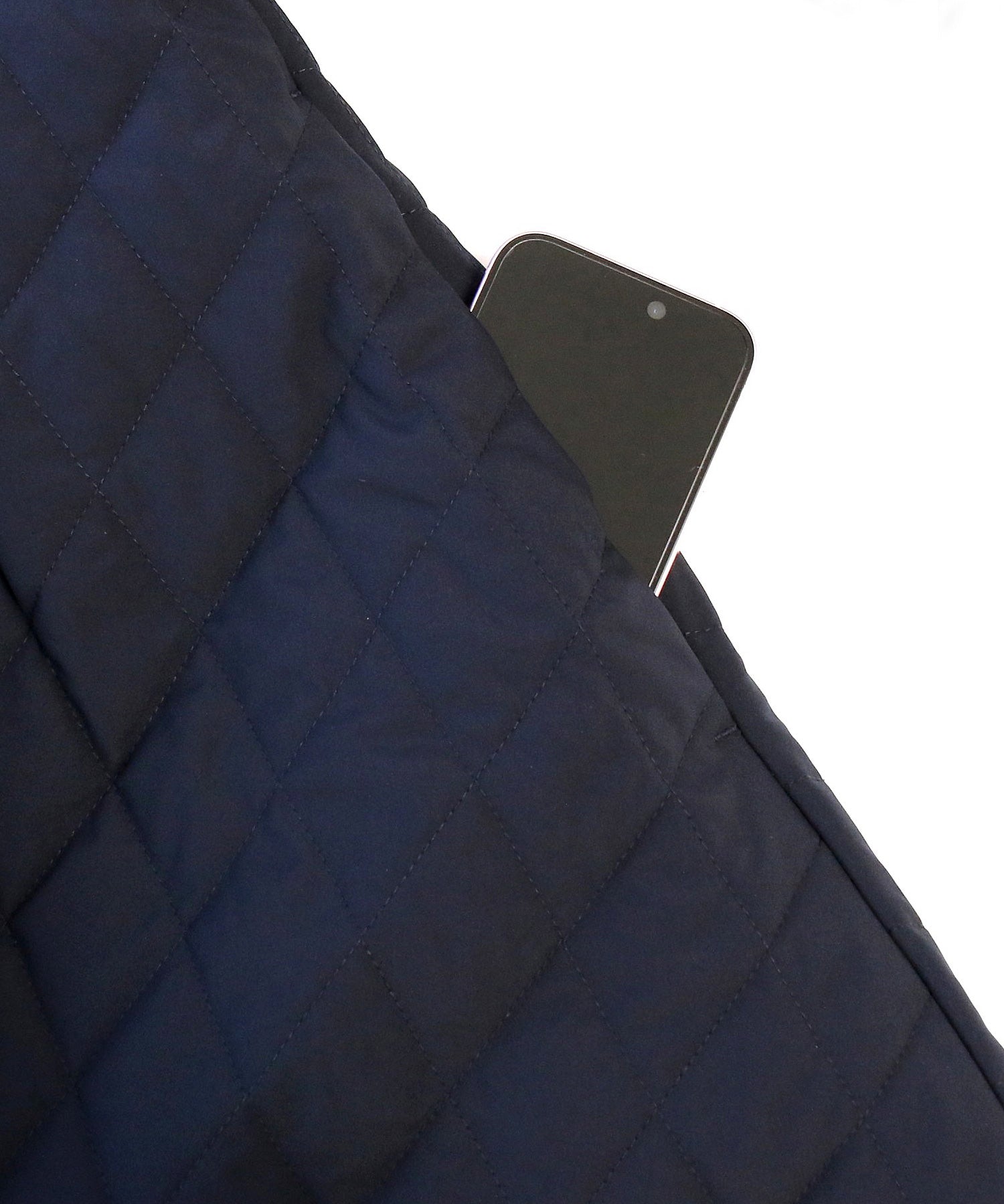 ルイルエブティック RUIRUE BOUTIQUE 襟付き フレア 中綿 キルティングコート ｜ アウター / コート / ロングコート / ノーカラーコート / エコダウン / ビッグカラーコート （ネイビー） ネイビー