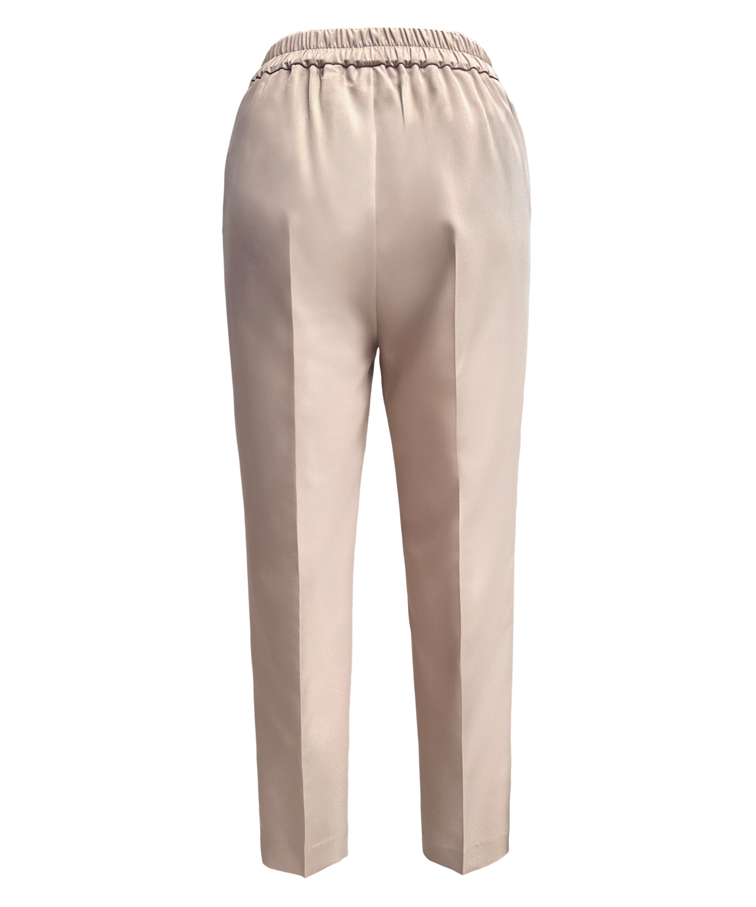 ルイルエブティック RUIRUE BOUTIQUE ストレッチ ｜ ツイード ティアード ペプラム ジレ ＆ テーパードパンツ ｜ セットアップ・オケージョンスーツ・セレモニースーツ・フォーマルスーツ・ママスーツ・パンツスーツ （ピンクベージュ） ピンクベージュ