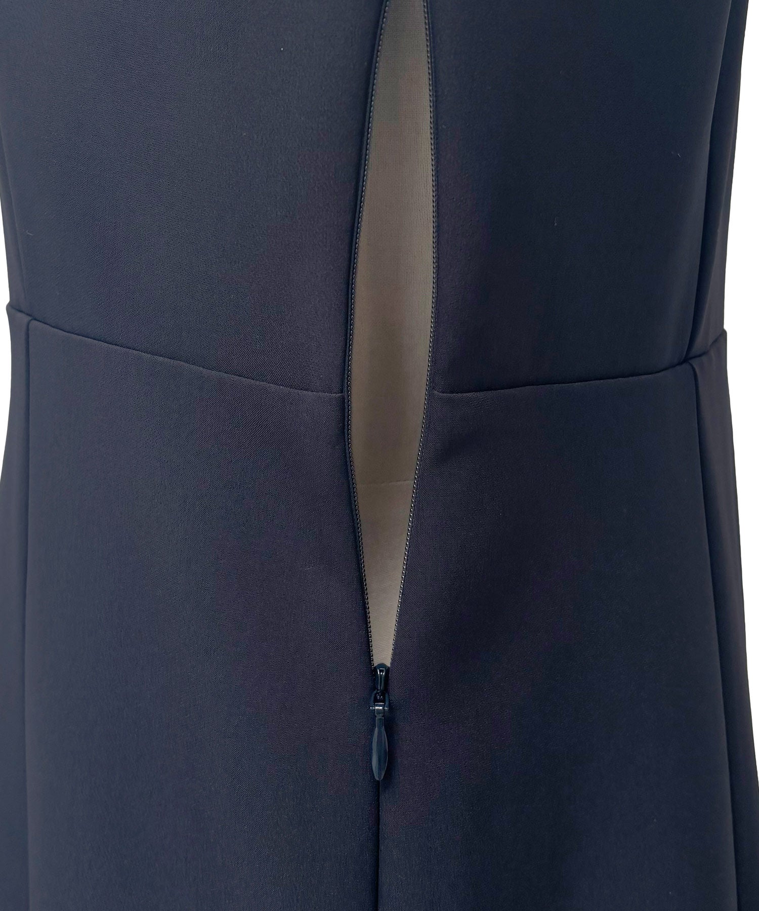 ルイルエブティック RUIRUE BOUTIQUE ストレッチ ｜ バイカラー クラシック ワンピース ｜ 夏ワンピース・ロングワンピース・シャツワンピース・デザインワンピース・襟付きワンピース・マーメイドスカート （アイボリー） アイボリー