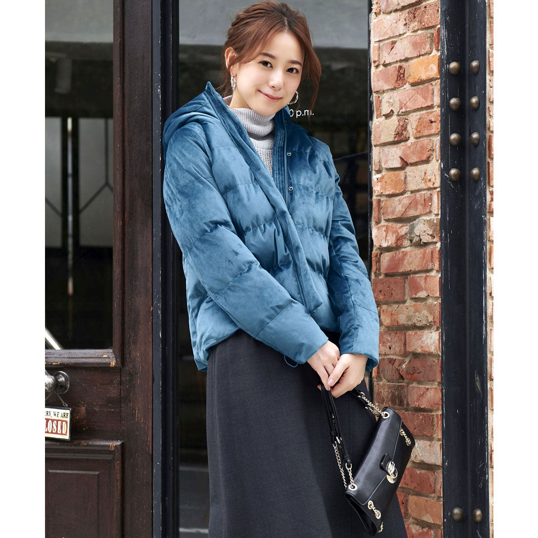 ルイルエブティック RUIRUE BOUTIQUE プレシャスカラーショートダウンジャケット