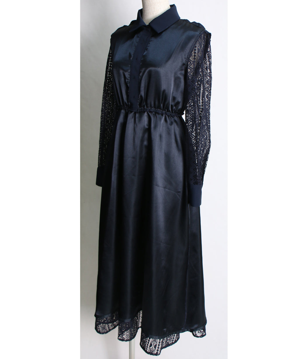 ルイルエブティック RUIRUE BOUTIQUE レースシャツワンピース