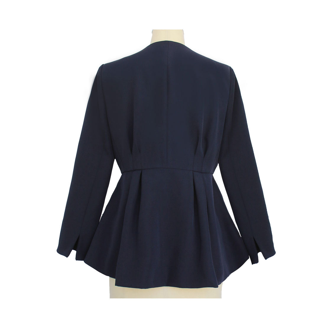 ルイルエブティック RUIRUE BOUTIQUE 【洗える】【3点セット】ノーカラーウエストタックペプラムパンツスーツ 消臭・抗菌 手洗い ウォッシャブル 卒園式 卒業式 入園式 入学式 七五三 スタイリッシュ セットアップ （ベージュ） ベージュ