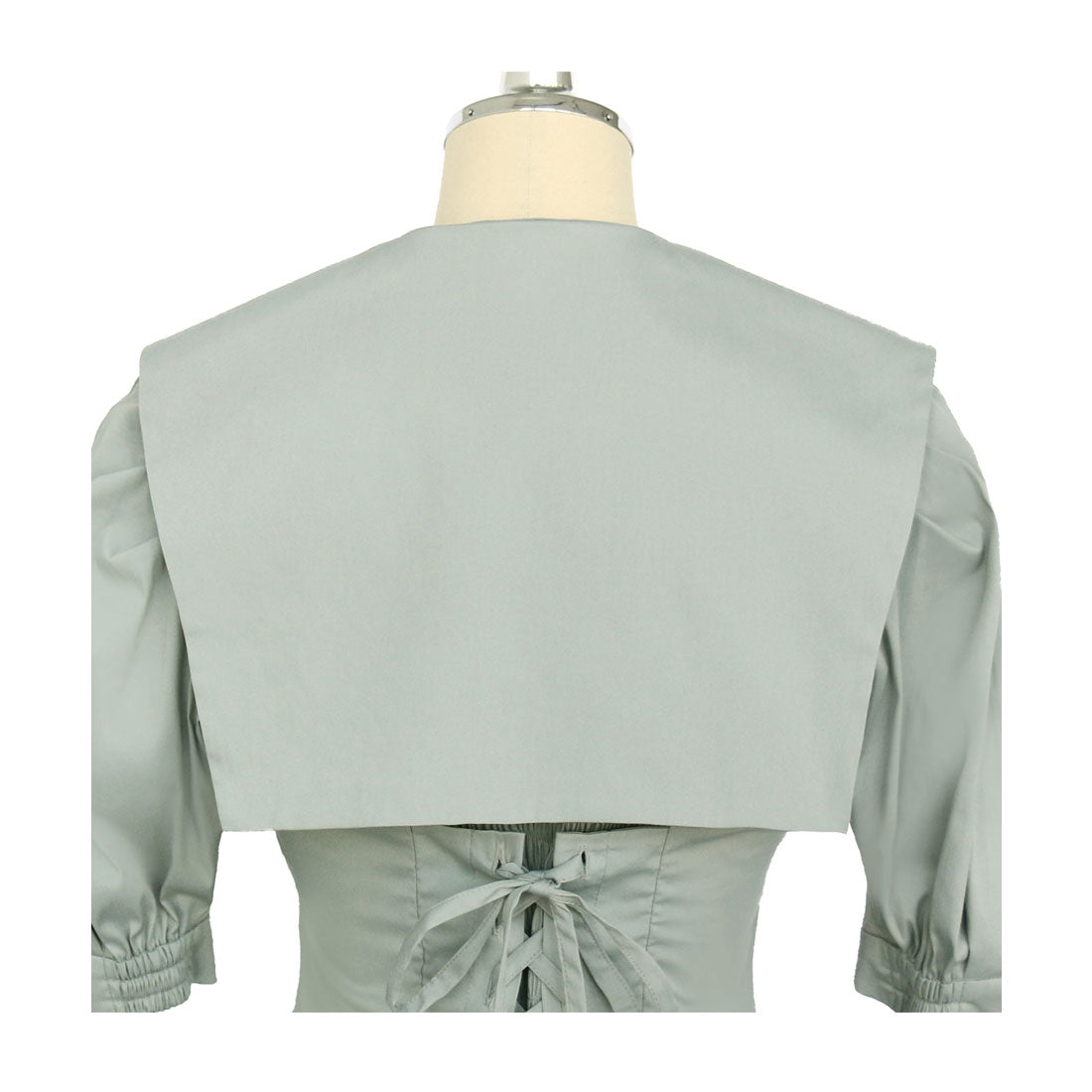 ルイルエブティック RUIRUE BOUTIQUE ビッグカラーティアードプリーツワンピース