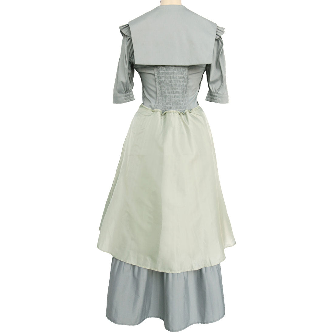 ルイルエブティック RUIRUE BOUTIQUE ビッグカラーティアードプリーツワンピース