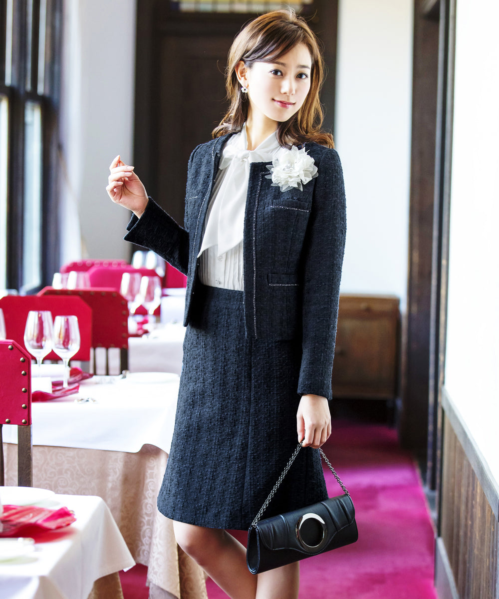 RUIRUE BOUTIQUE ルイルエブティック セットアップ ツイード ルイルエブティック RUIRUE BOUTIQUE 2WAYツイードセットアップ