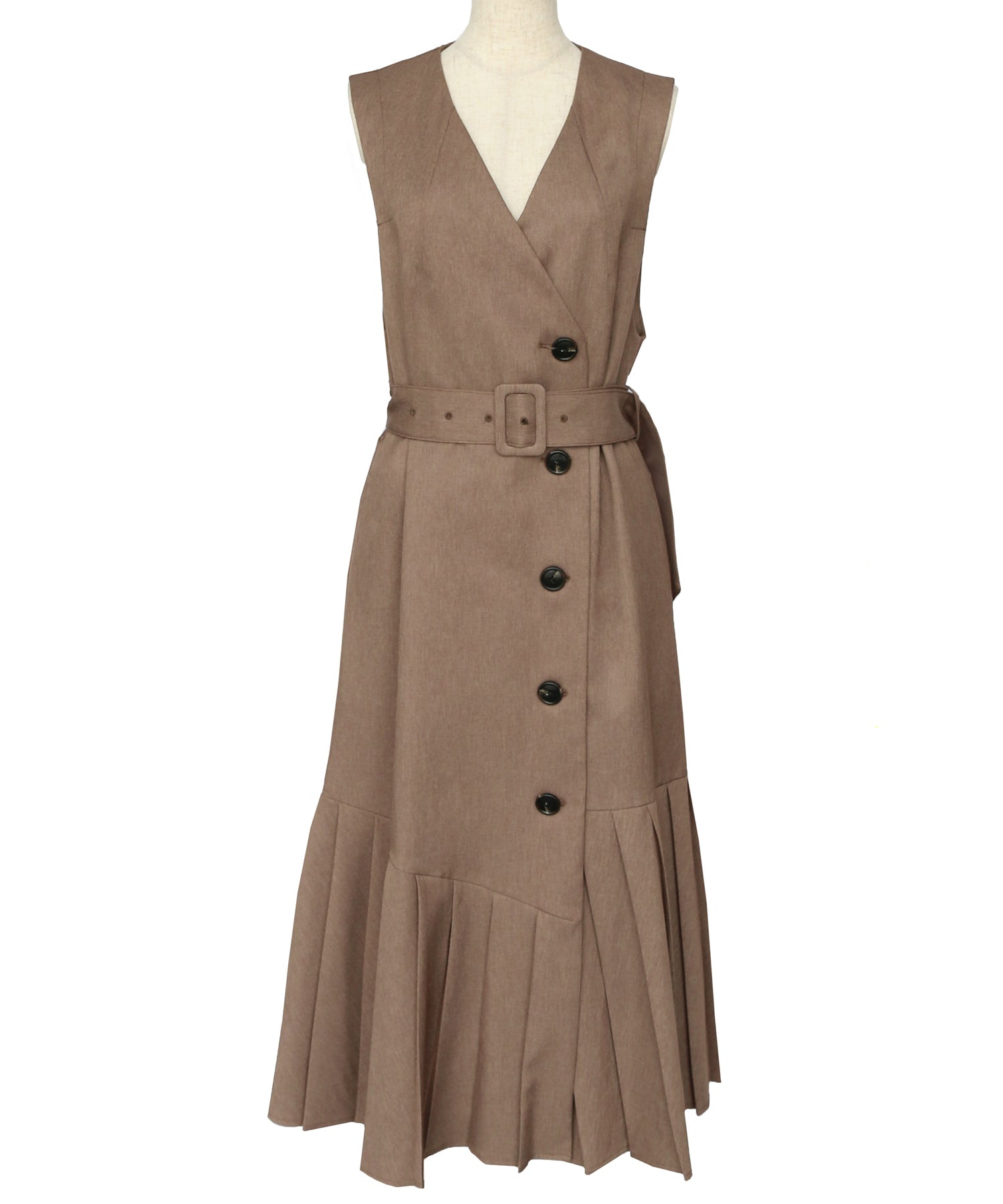 ルイルエブティック RUIRUE BOUTIQUE マルチwaySTYLE タックブラウス＆プリーツヘムワンピース