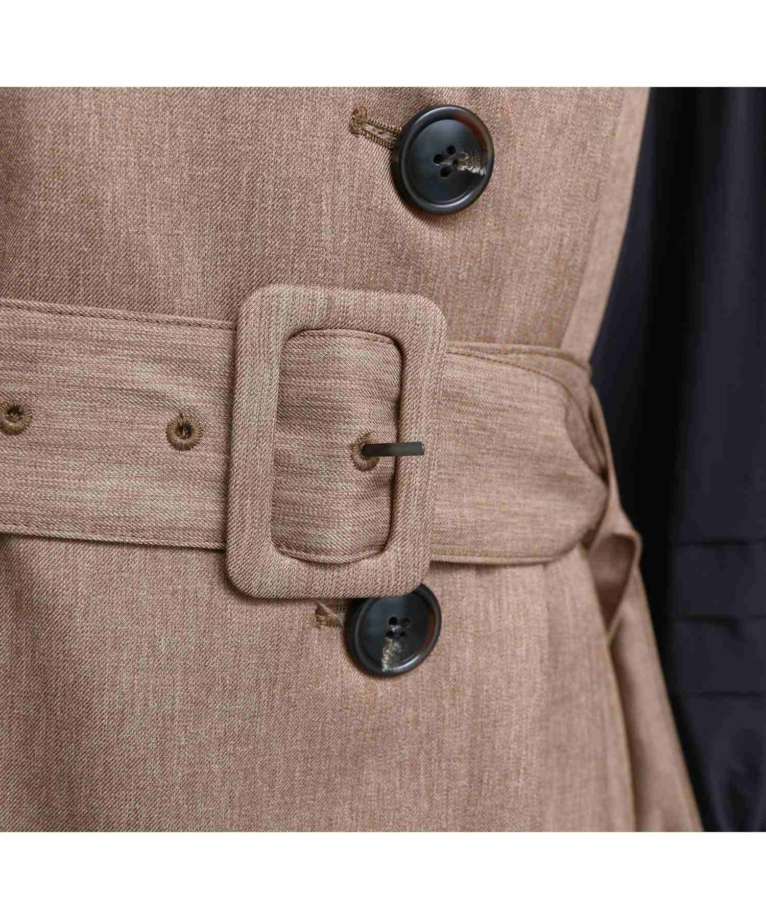 ルイルエブティック RUIRUE BOUTIQUE マルチwaySTYLE タックブラウス＆プリーツヘムワンピース