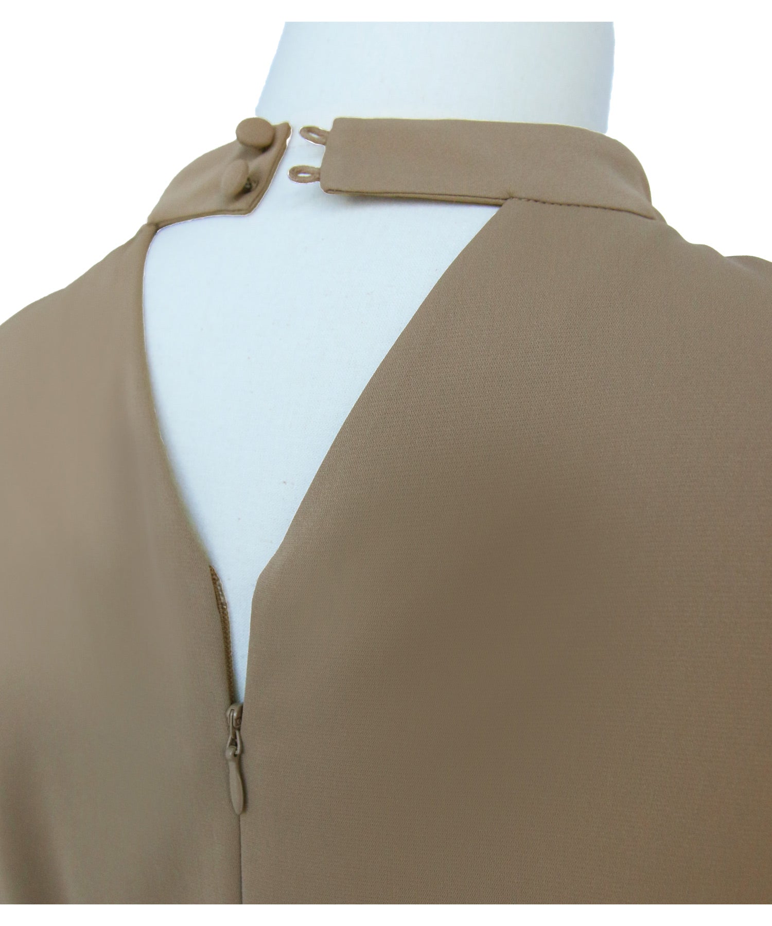 ルイルエブティック RUIRUE BOUTIQUE 【オケージョンドレス/結婚式】シアースリーブプリーツロングワンピース 披露宴 二次会 お呼ばれ フォーマル パーティードレス ロング丈 長袖 体型カバー 20代 30代 美脚効果 （ブラウン） ブラウン