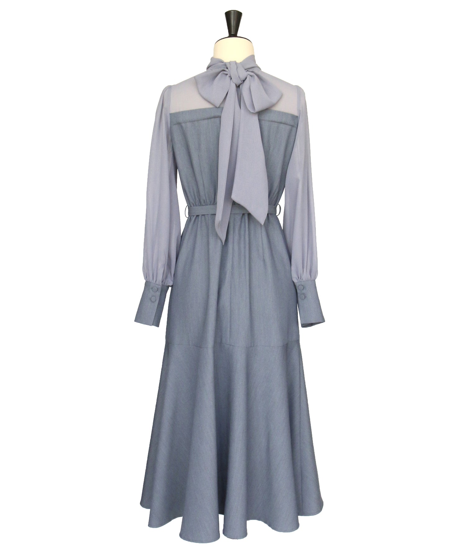 ルイルエブティック RUIRUE BOUTIQUE ハイネックリボンマーメイドワンピース