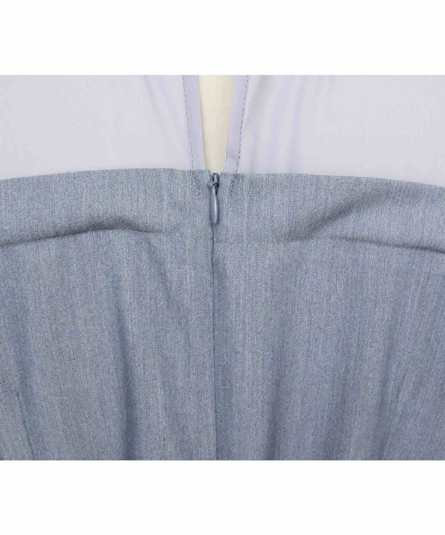 ルイルエブティック RUIRUE BOUTIQUE ハイネックリボンマーメイドワンピース