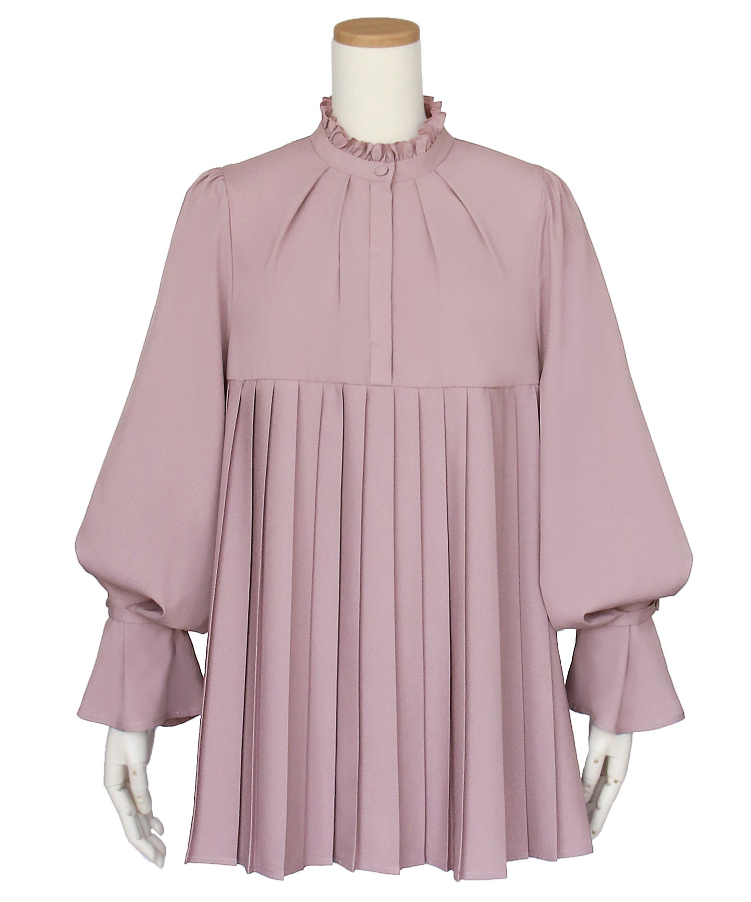 LOLL EVOTIC RUIRUE精品店百褶套衣襯衫