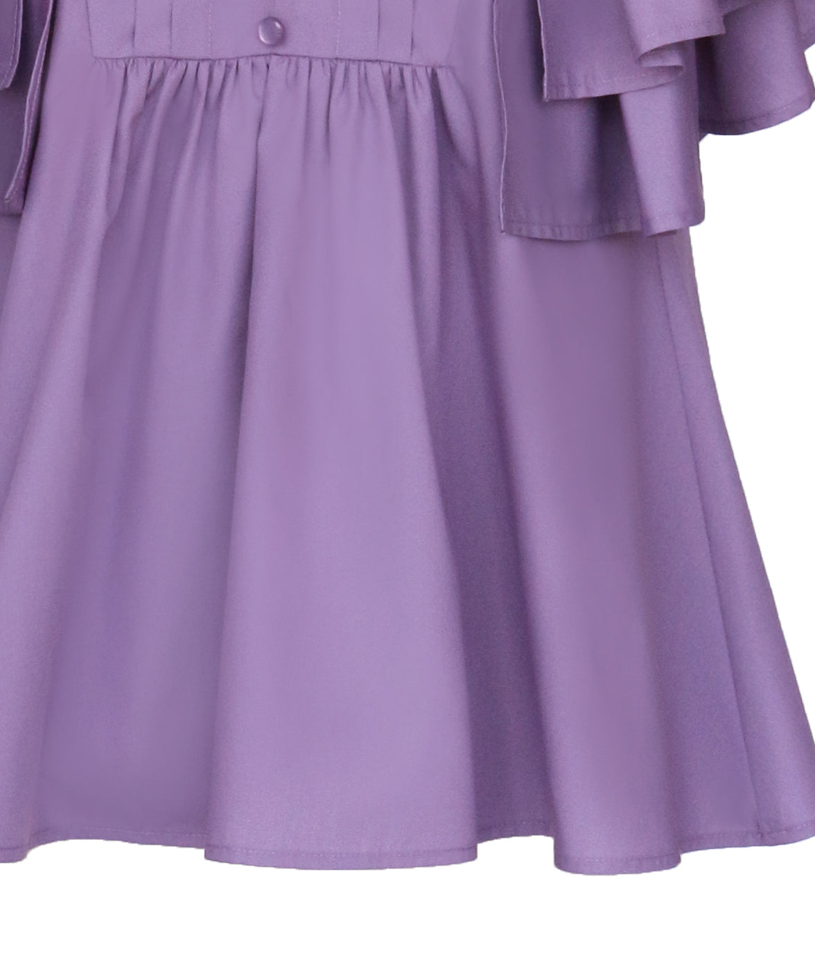 ルイルエブティック RUIRUE BOUTIQUE レイヤードケープ・キーネックブラウス ｜ 半袖 キーネック トップス 体型カバー オフィスカジュアル ボリュームスリーブ レイヤード ケープ 通勤服 華やか ブラウス （グレージュ） グレージュ