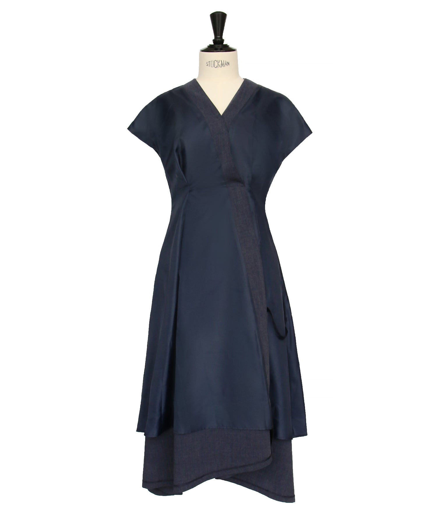 ルイルエブティック RUIRUE BOUTIQUE カシュクールフレンチワンピース （ベージュ） ベージュ