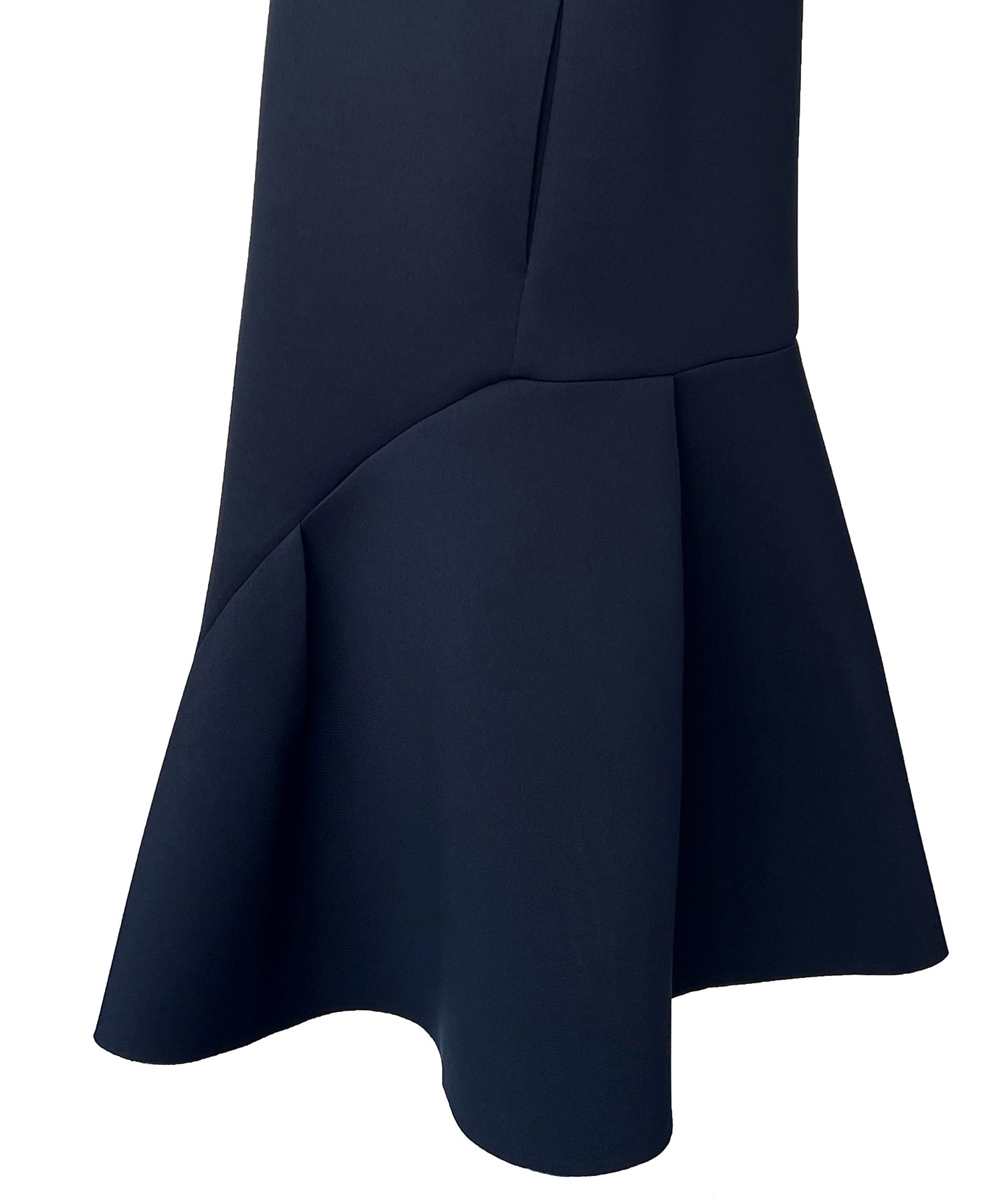 ルイルエブティック RUIRUE BOUTIQUE パールデザインダンボールニットフレアコート ｜ レディース アウター 羽織 体型カバー 保温 暖かい ロングコート フレア ノーカラー （ブラック） ブラック