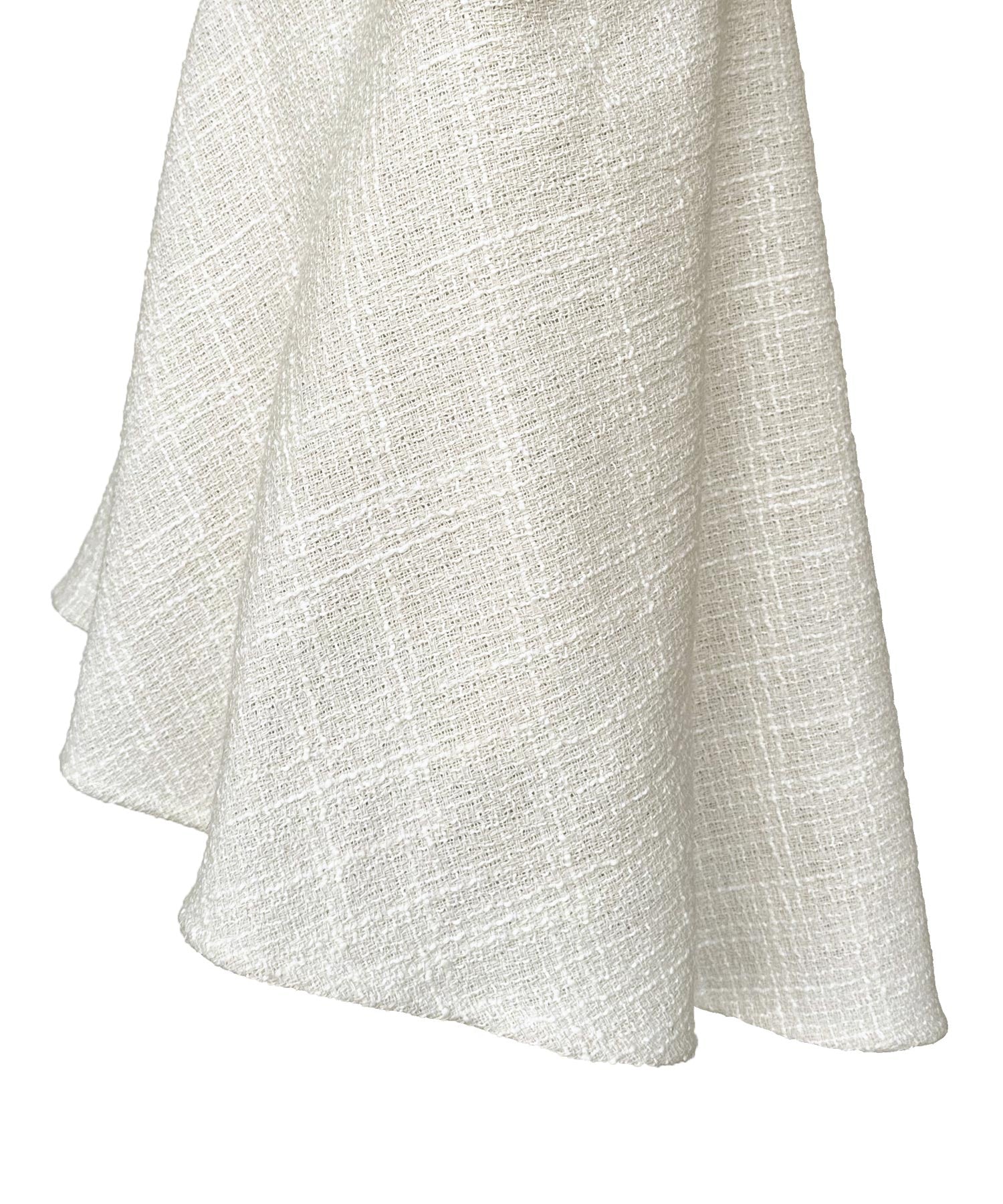 ルイルエブティック RUIRUE BOUTIQUE 【オケージョン対応】ツイードバックテールプルオーバー＆セミフレアパンツセットアップ セレモニー お呼ばれ （ブラック） ブラック