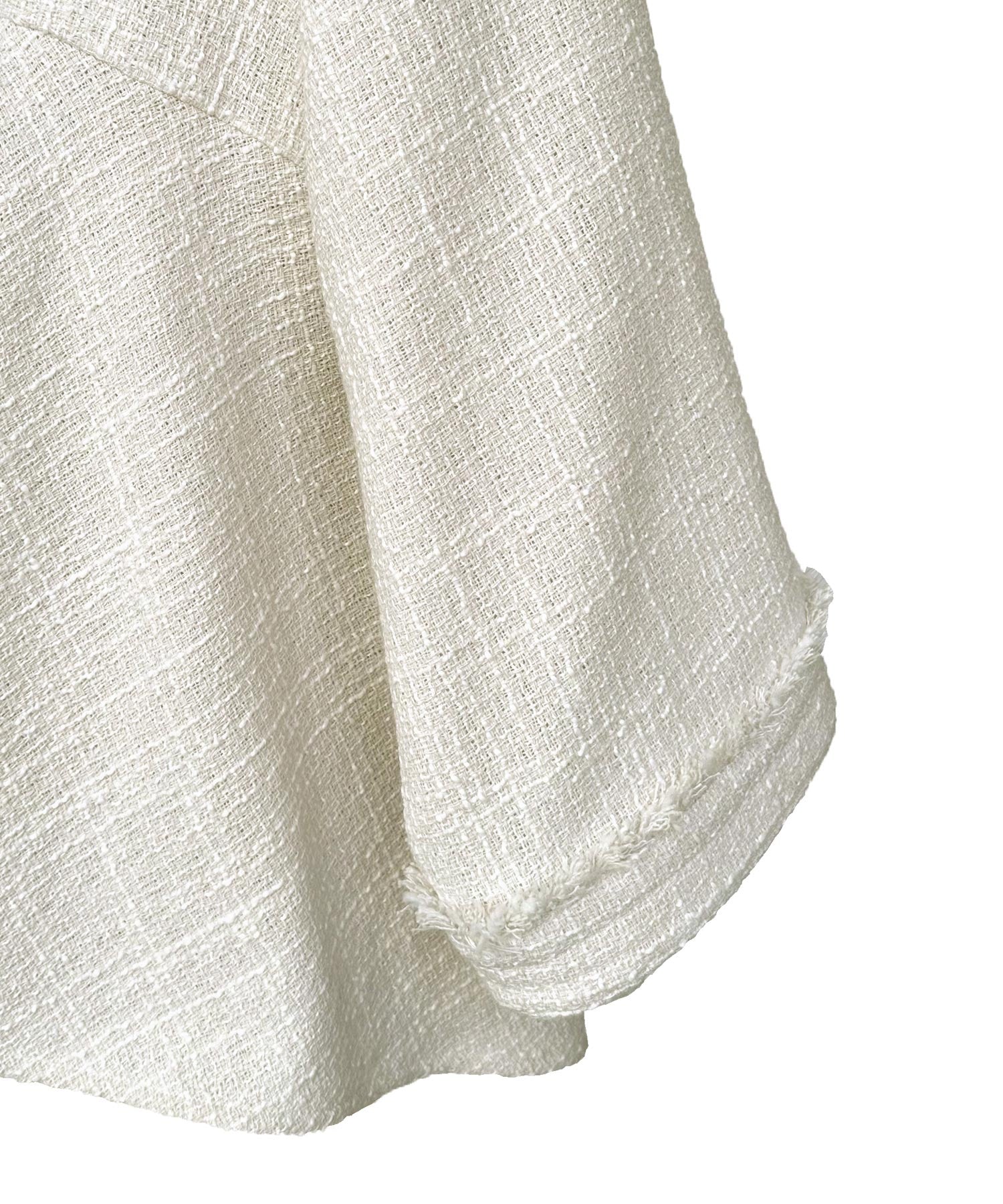 ルイルエブティック RUIRUE BOUTIQUE 【オケージョン対応】ツイードバックテールプルオーバー＆セミフレアパンツセットアップ セレモニー お呼ばれ （ブラック） ブラック